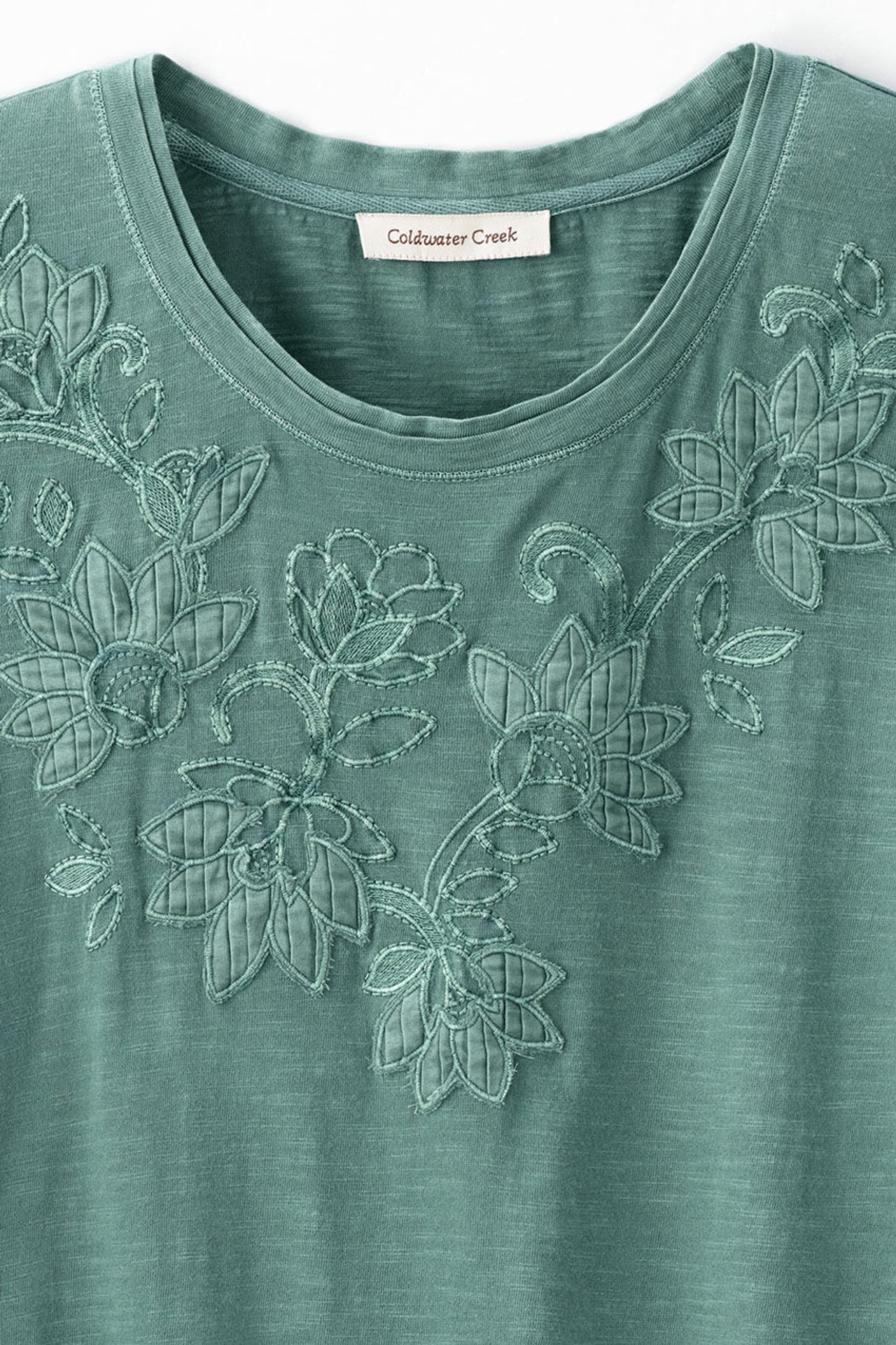 Swirling Petals Slub Tee