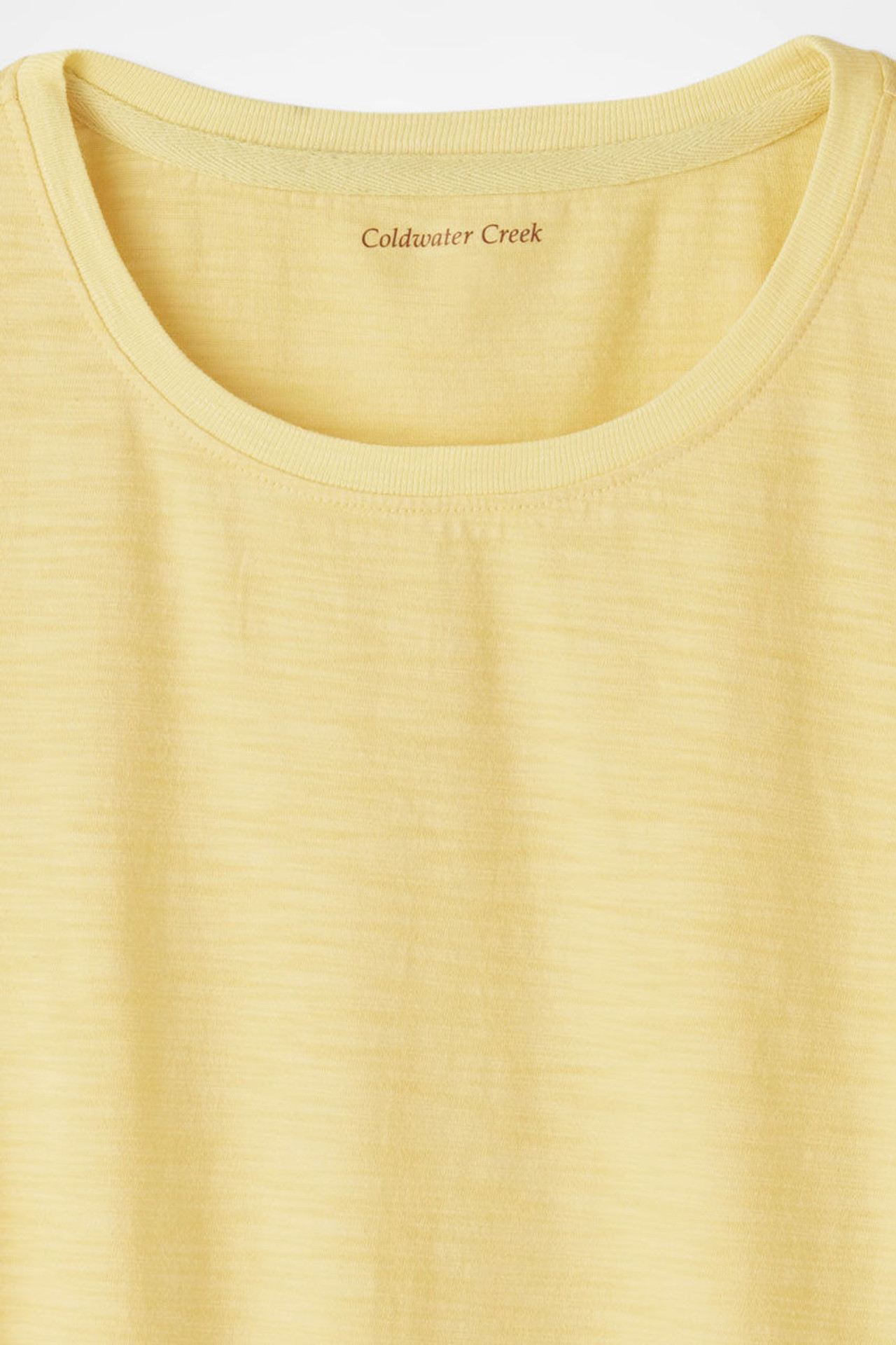 Just Right 3/4-Sleeve Slub-Knit Tee