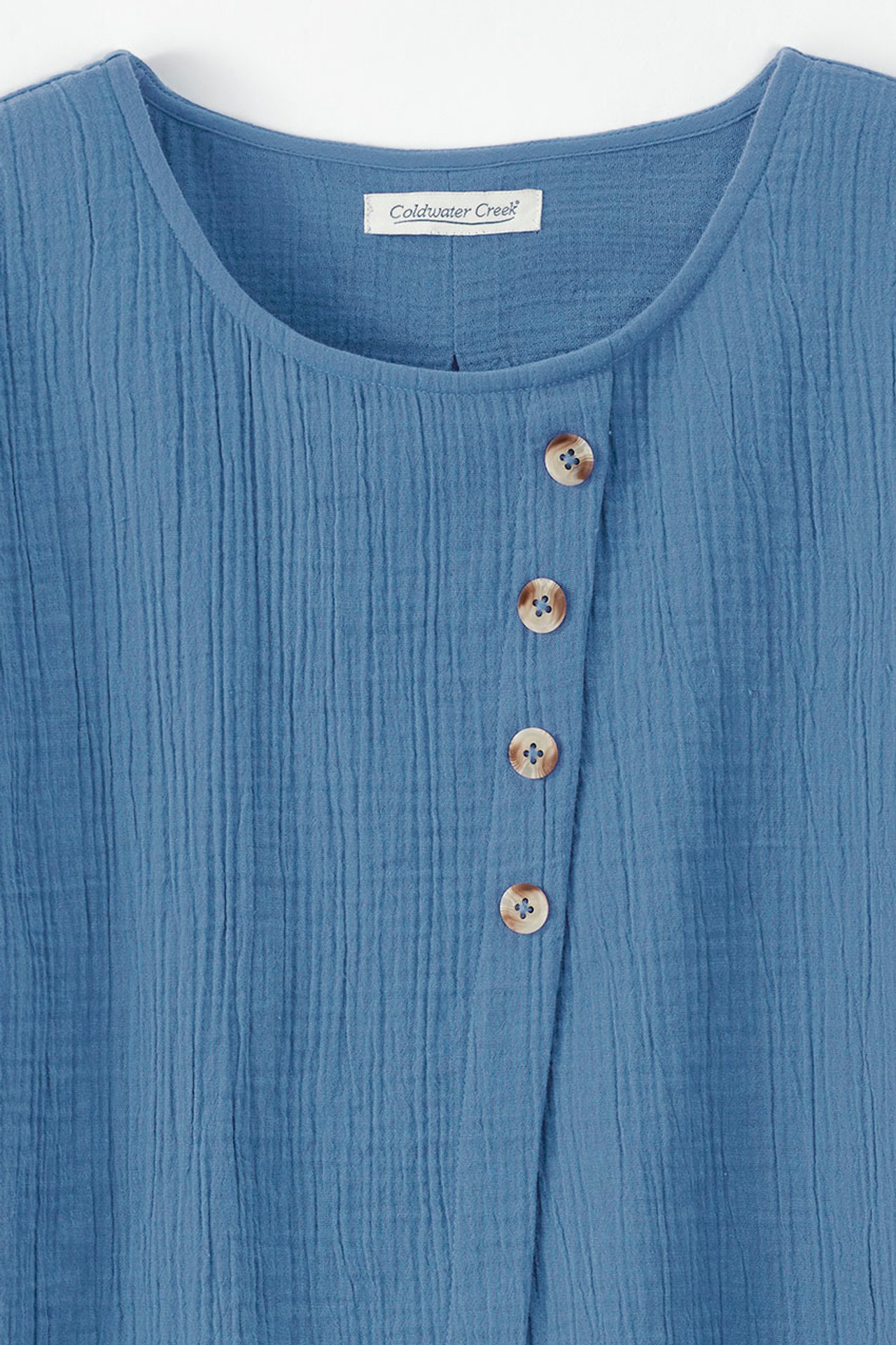 Light as Air Gauze Pullover Tunic Top
