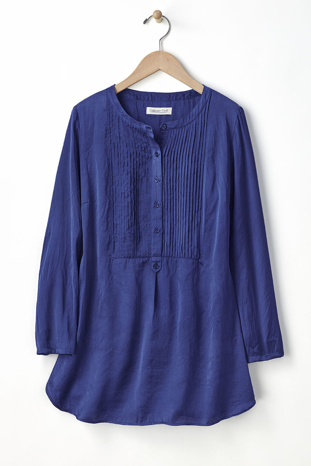 Hammered Satin Tunic