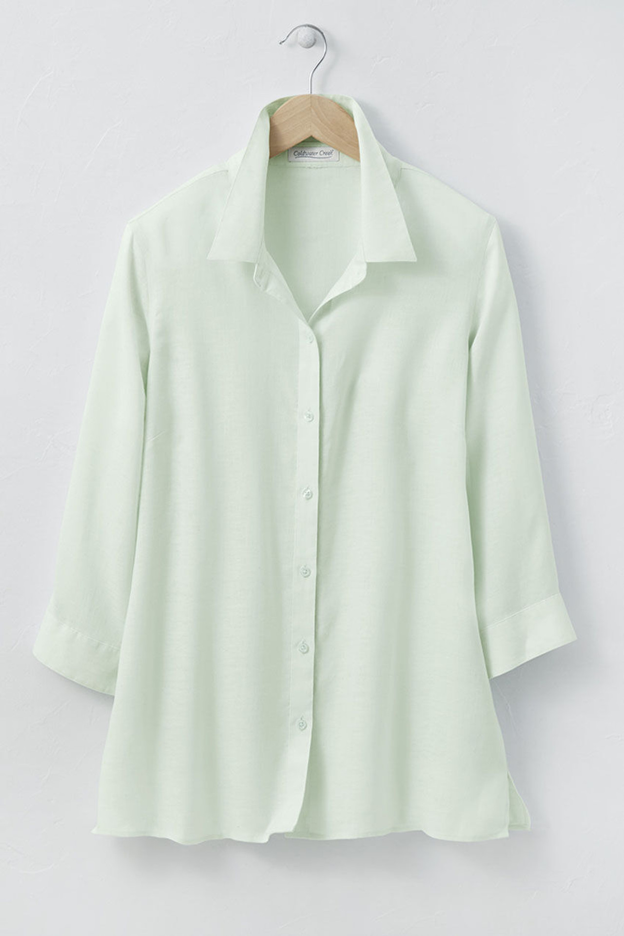 Easy-Care Linen Big Shirt