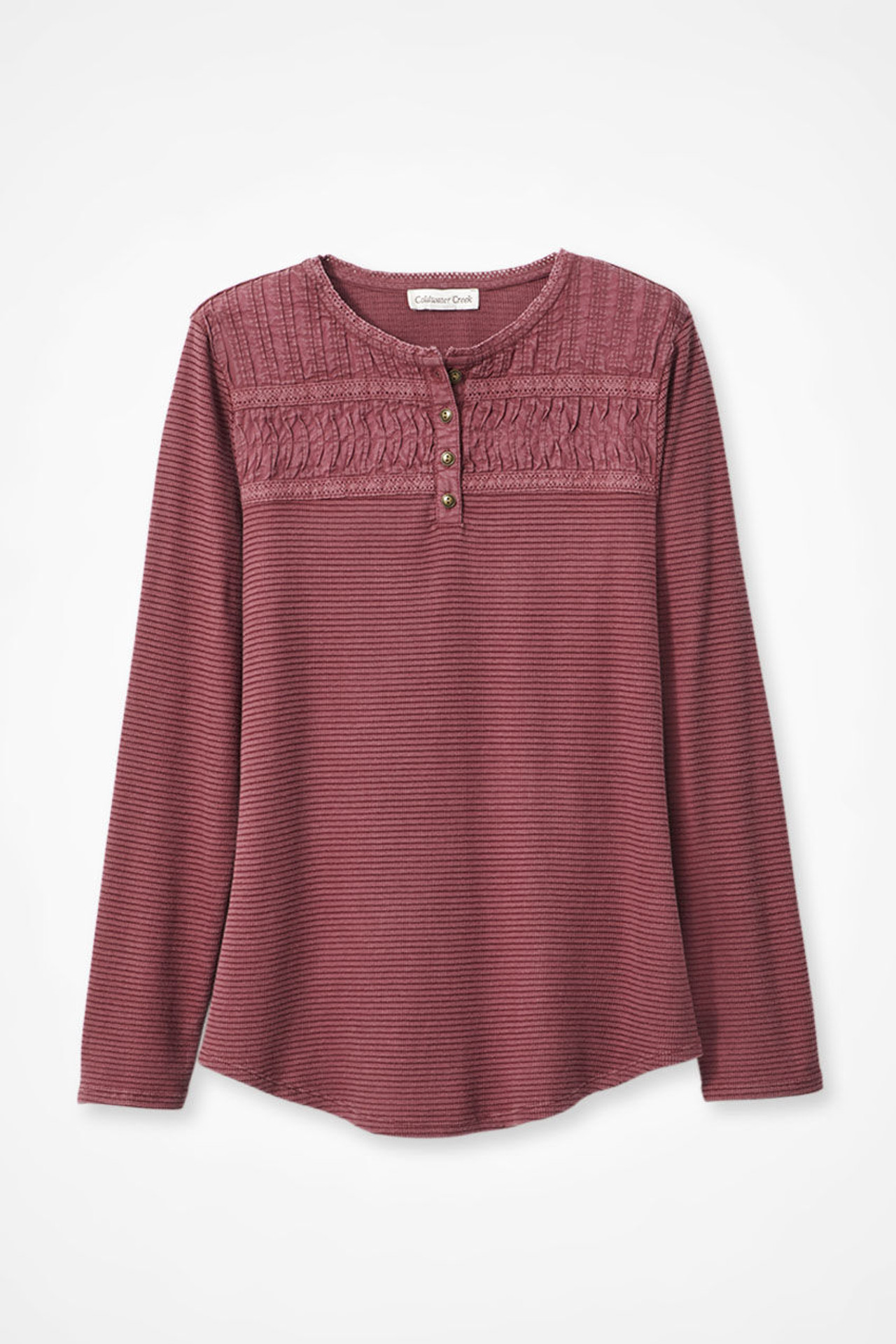 Textured Knit Henley