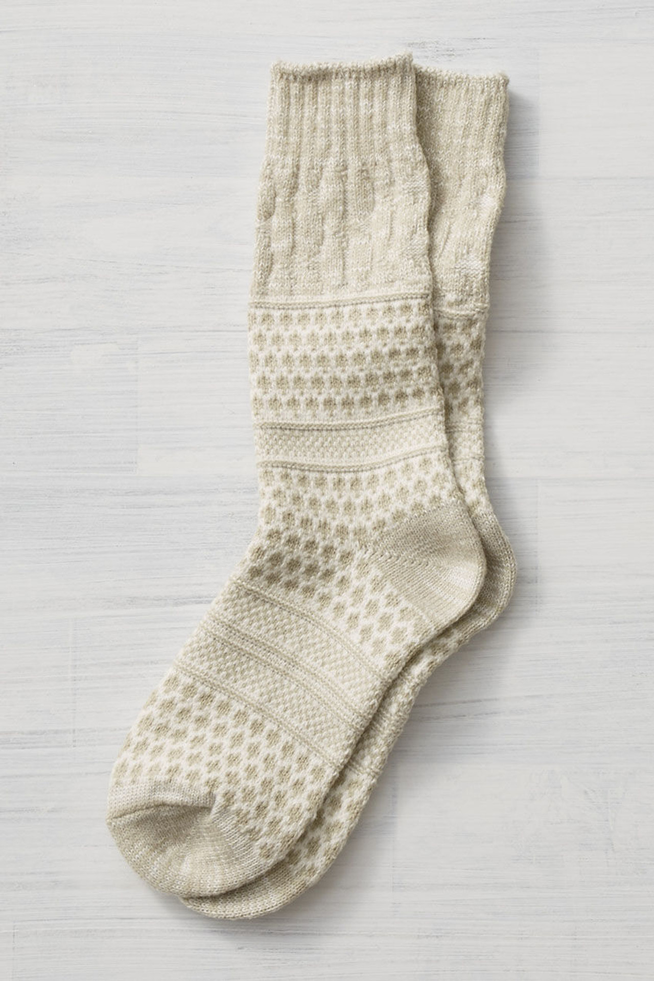 Gallery Textured Crew Socks