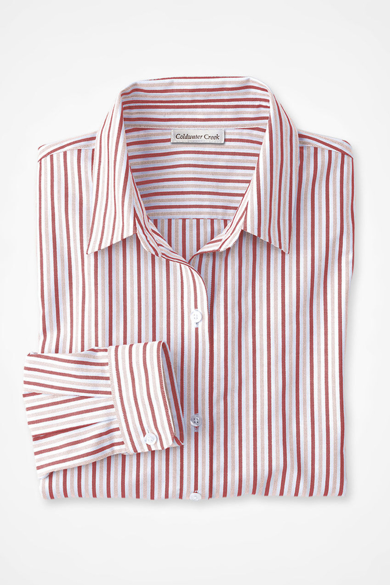 Candy Stripe (Long Sleeve) No Iron Shirt
