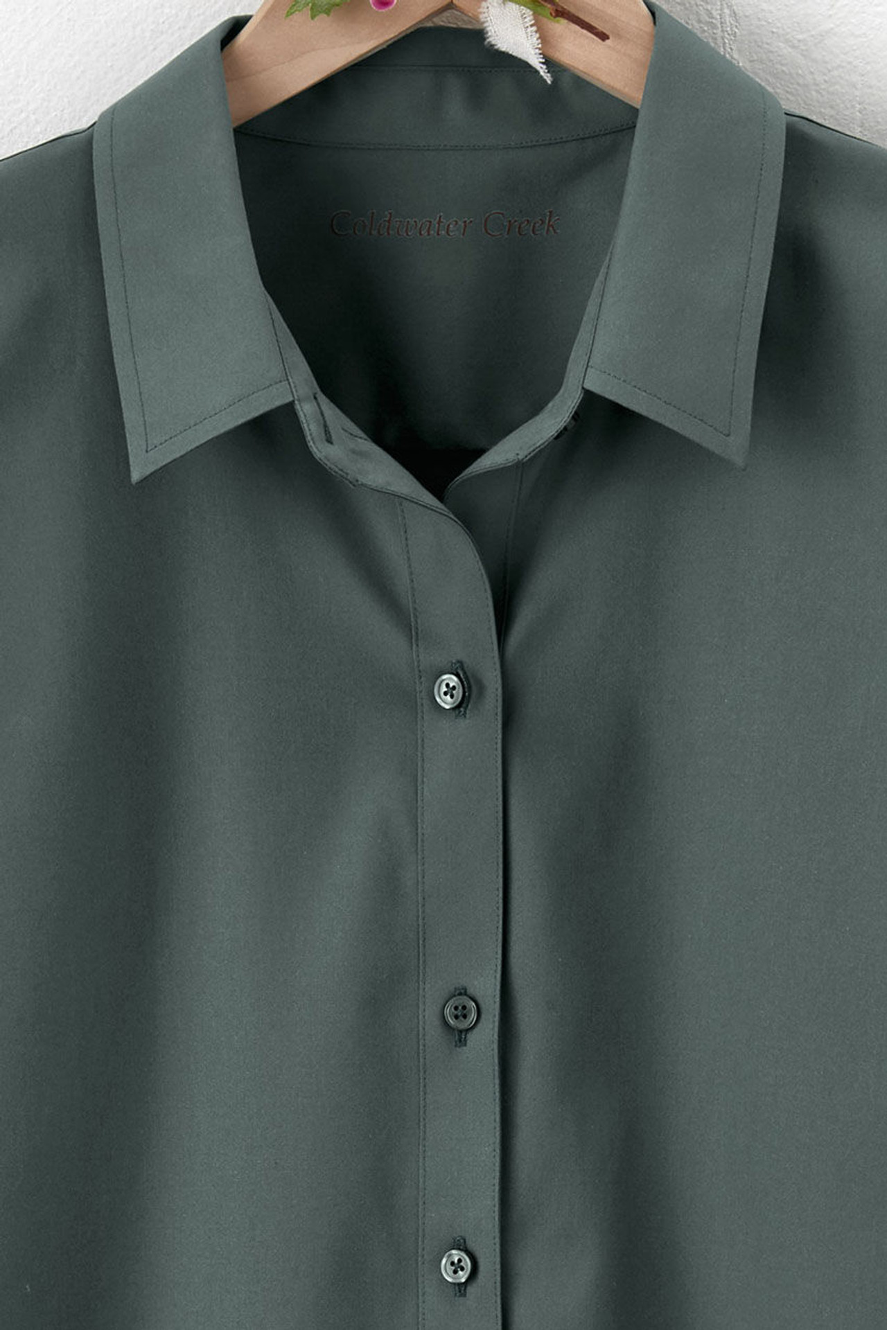 Short Sleeve Stain Stop No-Iron Shirt