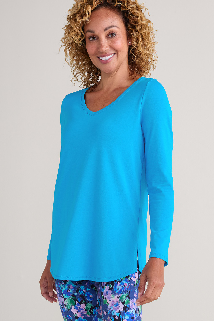 SoftEssential™ Supima® Isabel Long Sleeve Tunic