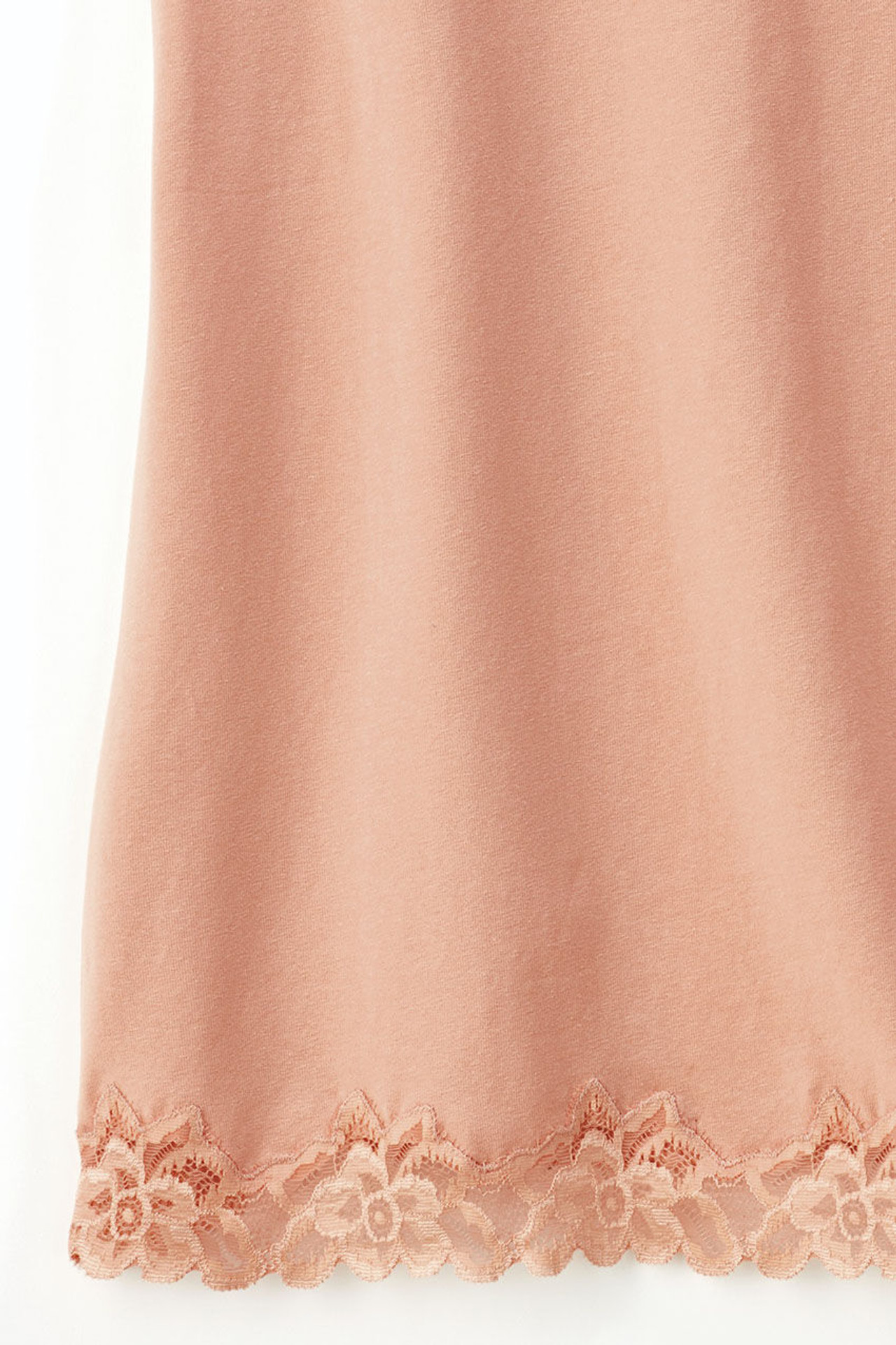 Longer Length Double Lace Tank