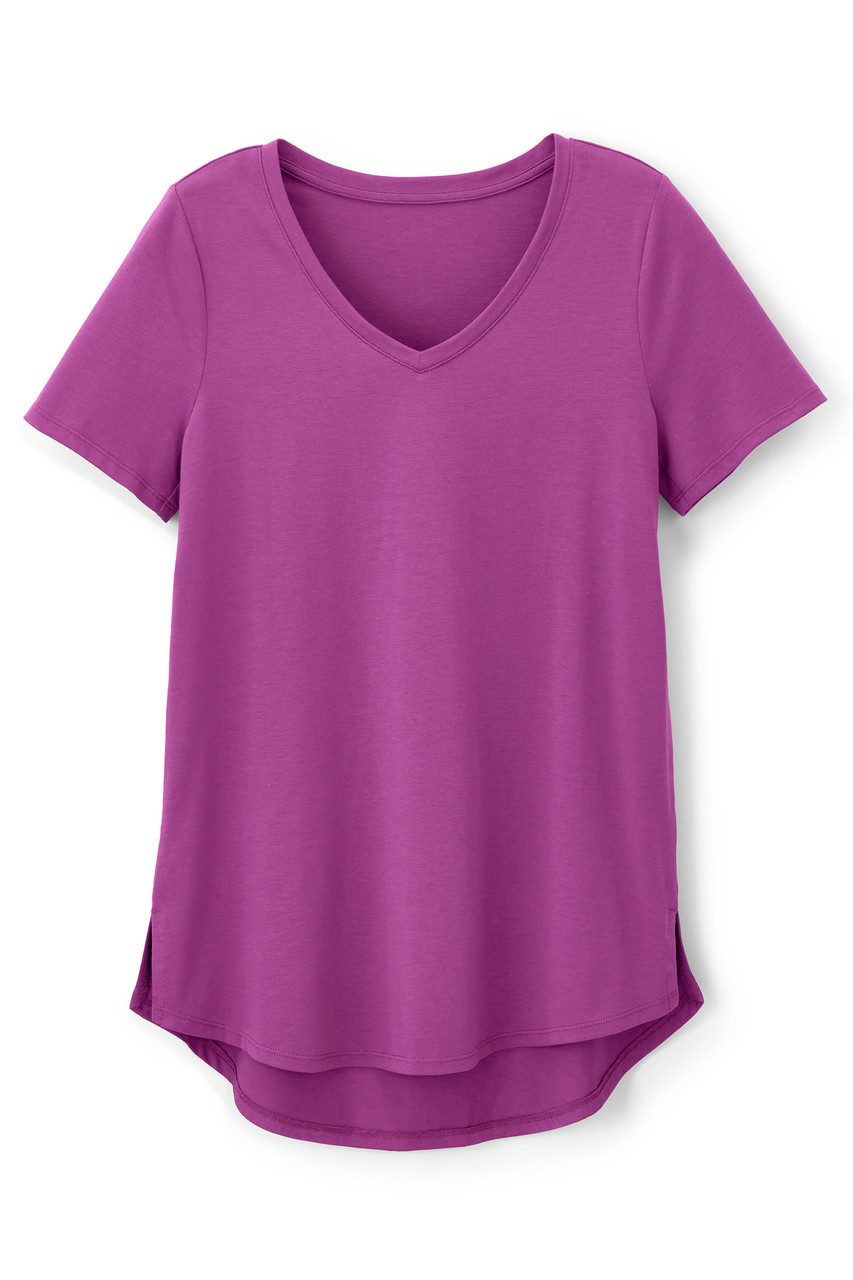 SoftEssential™ Supima® Isabel Short Sleeve Tunic