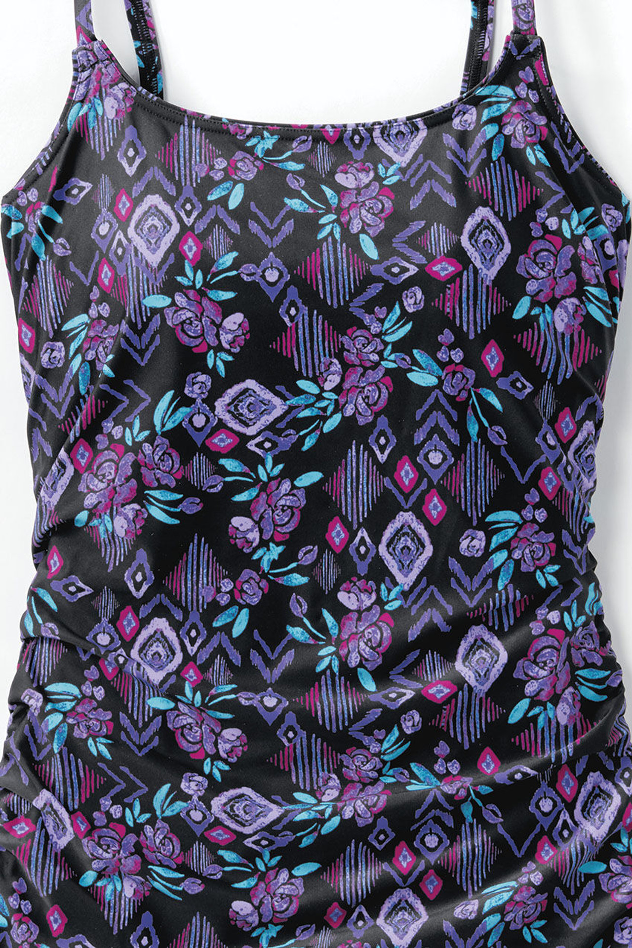 Free Spirit Ruched Tankini Top