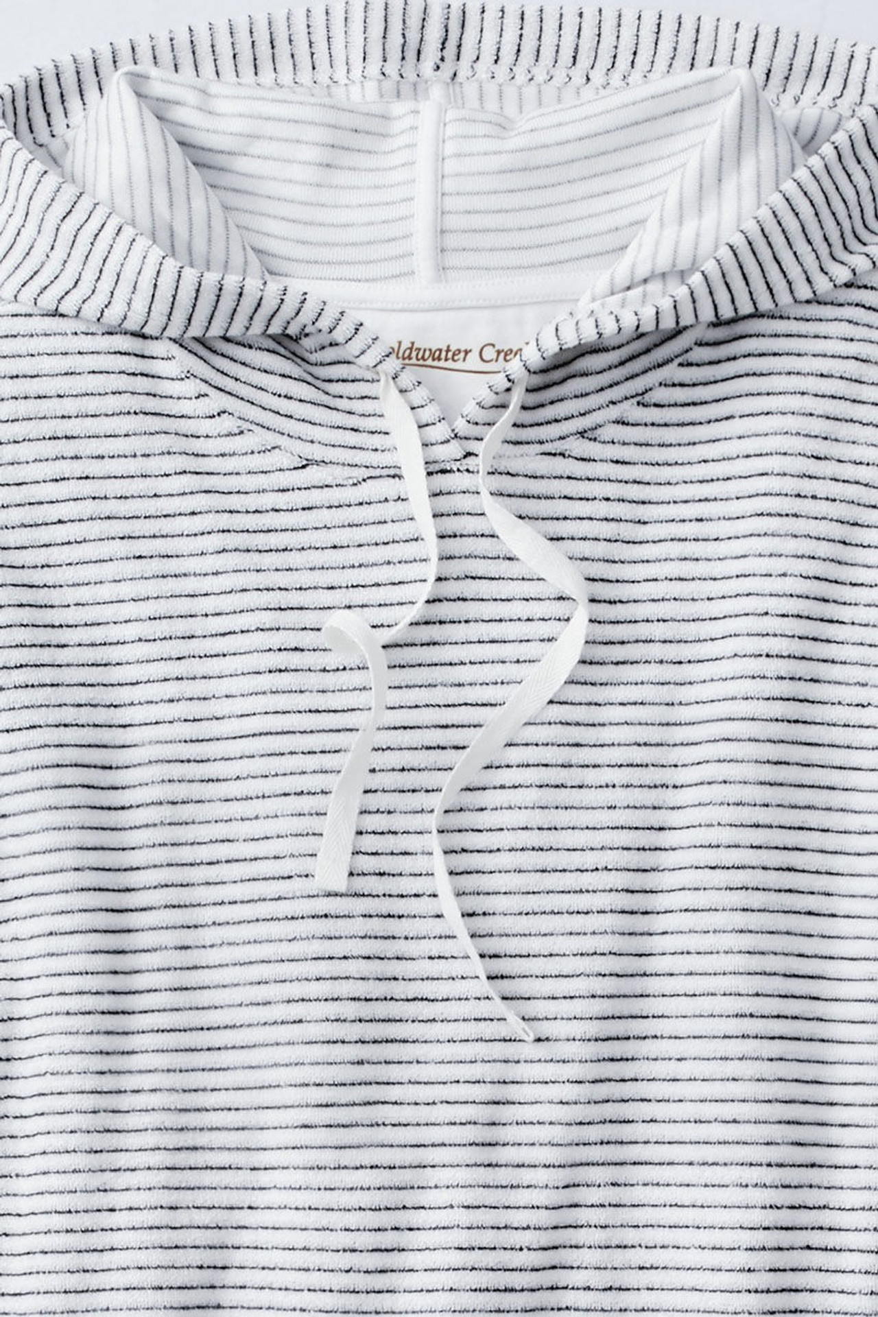 Striped Looped French Terry Pullover