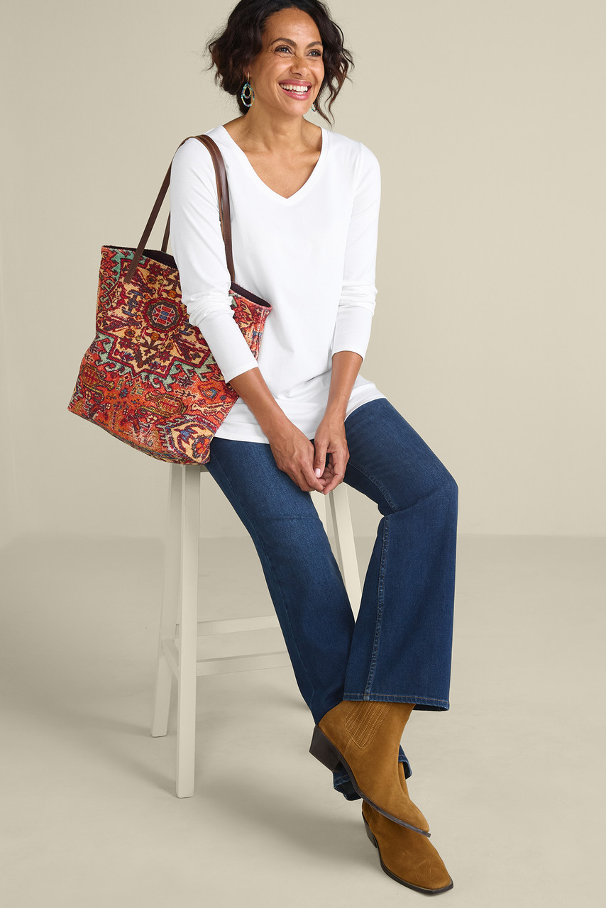 SoftEssential™ Supima® Isabel Long Sleeve Tunic