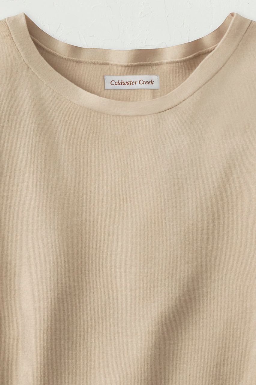 Cap Sleeve Sweater Tee