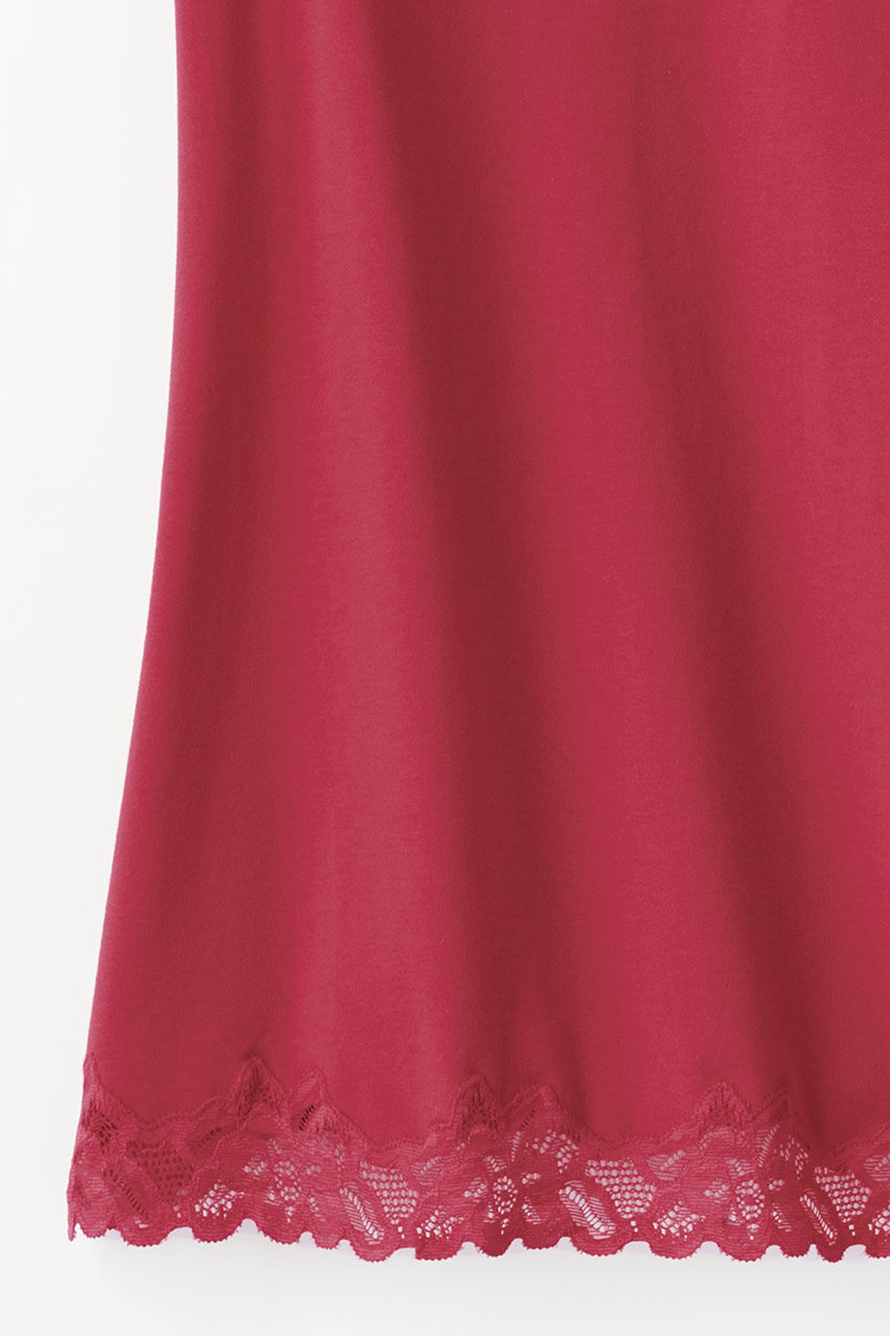 Longer Length Double Lace Tank
