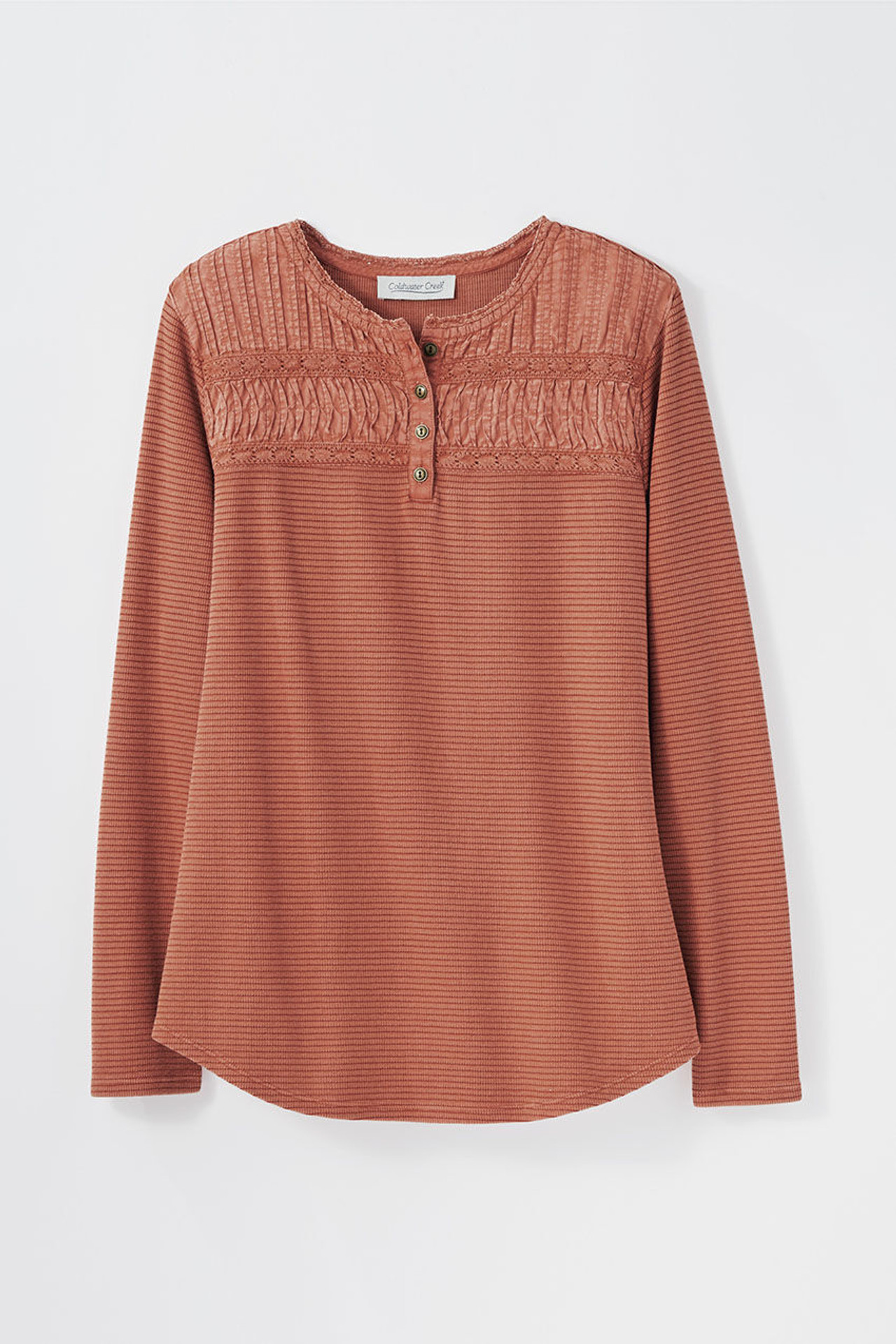 Textured Knit Henley