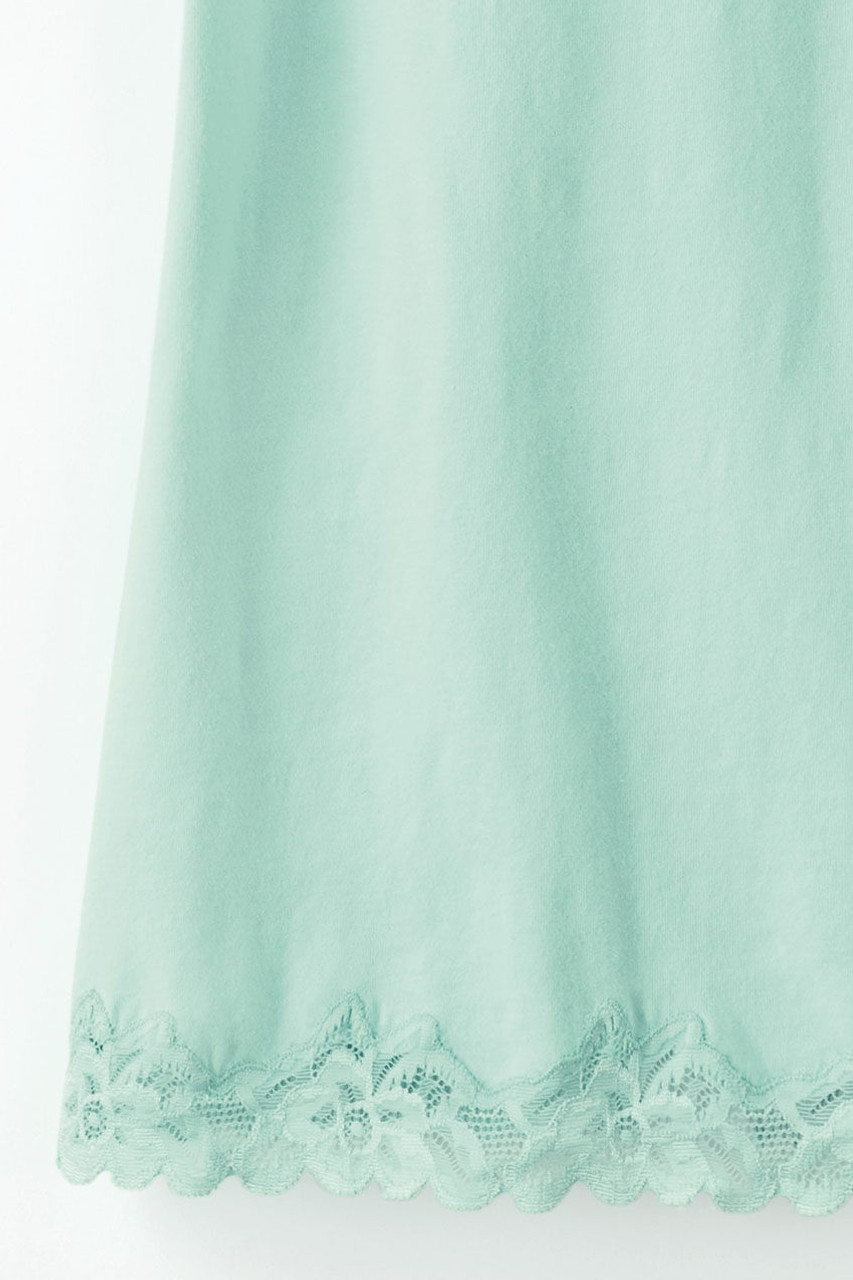 Longer Length Double Lace Tank