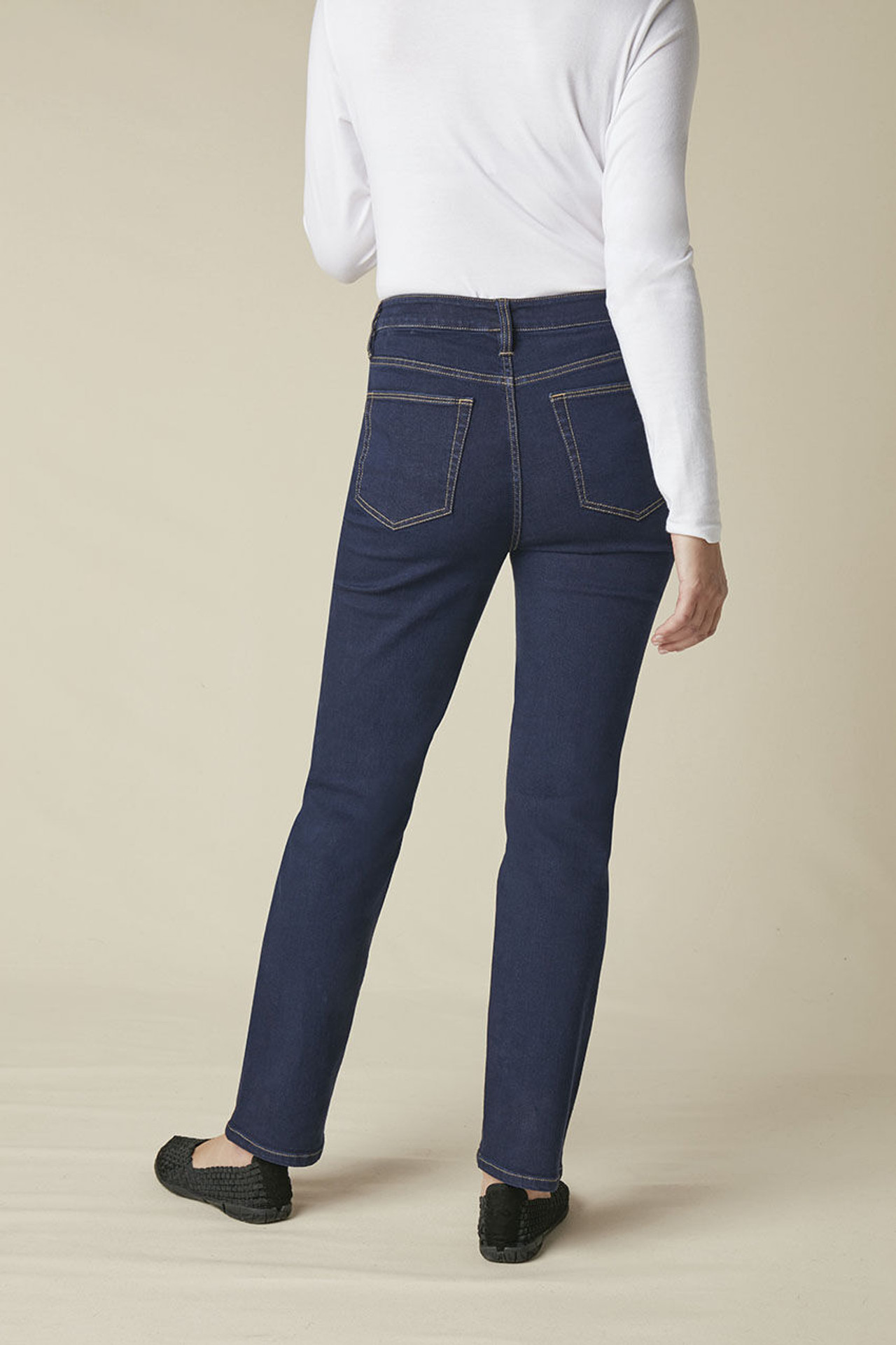 ShapeMe? High Rise Straight-Leg Jeans