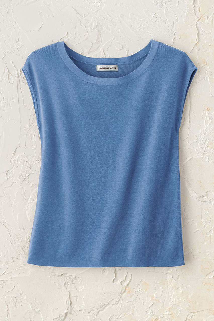 Cap Sleeve Sweater Tee