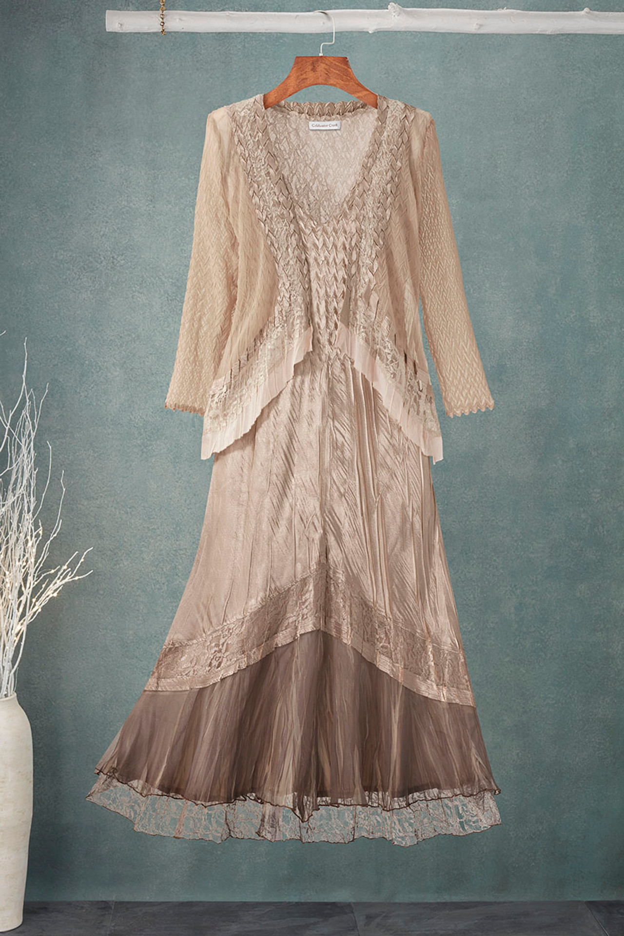 Champagne Jacket Dress by Komarov