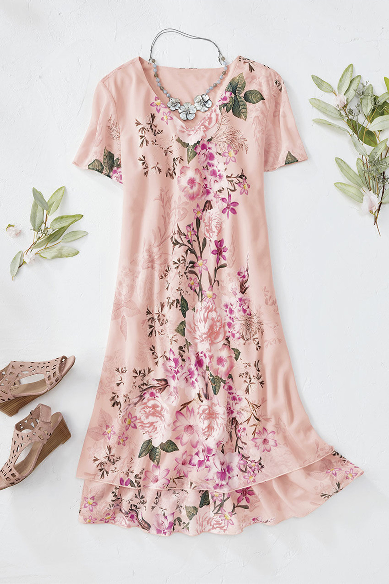 Spring Melody Chiffon Dress