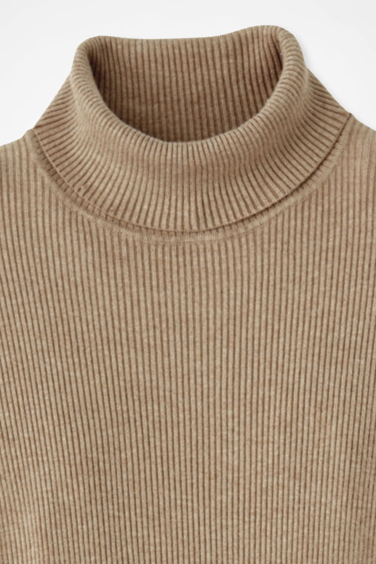 Ribbed Turtleneck Sweater