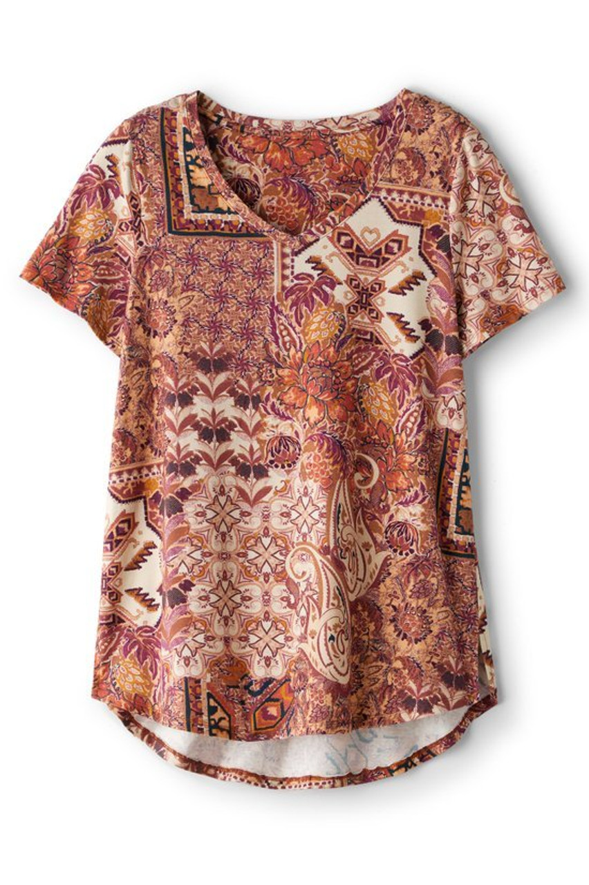 SoftEssential™ Supima® Isabel Short Sleeve Tunic