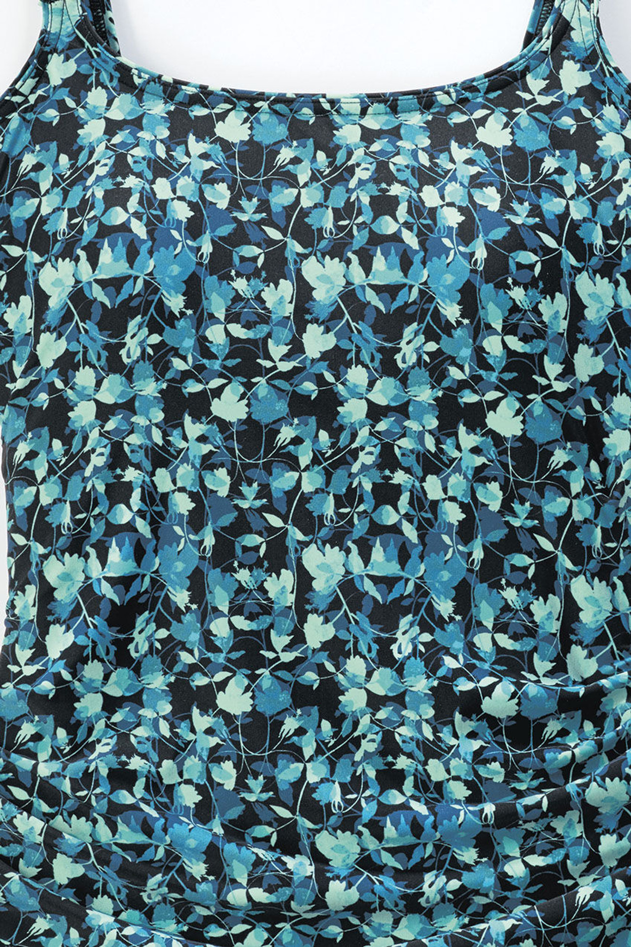 Print Ruched Tankini