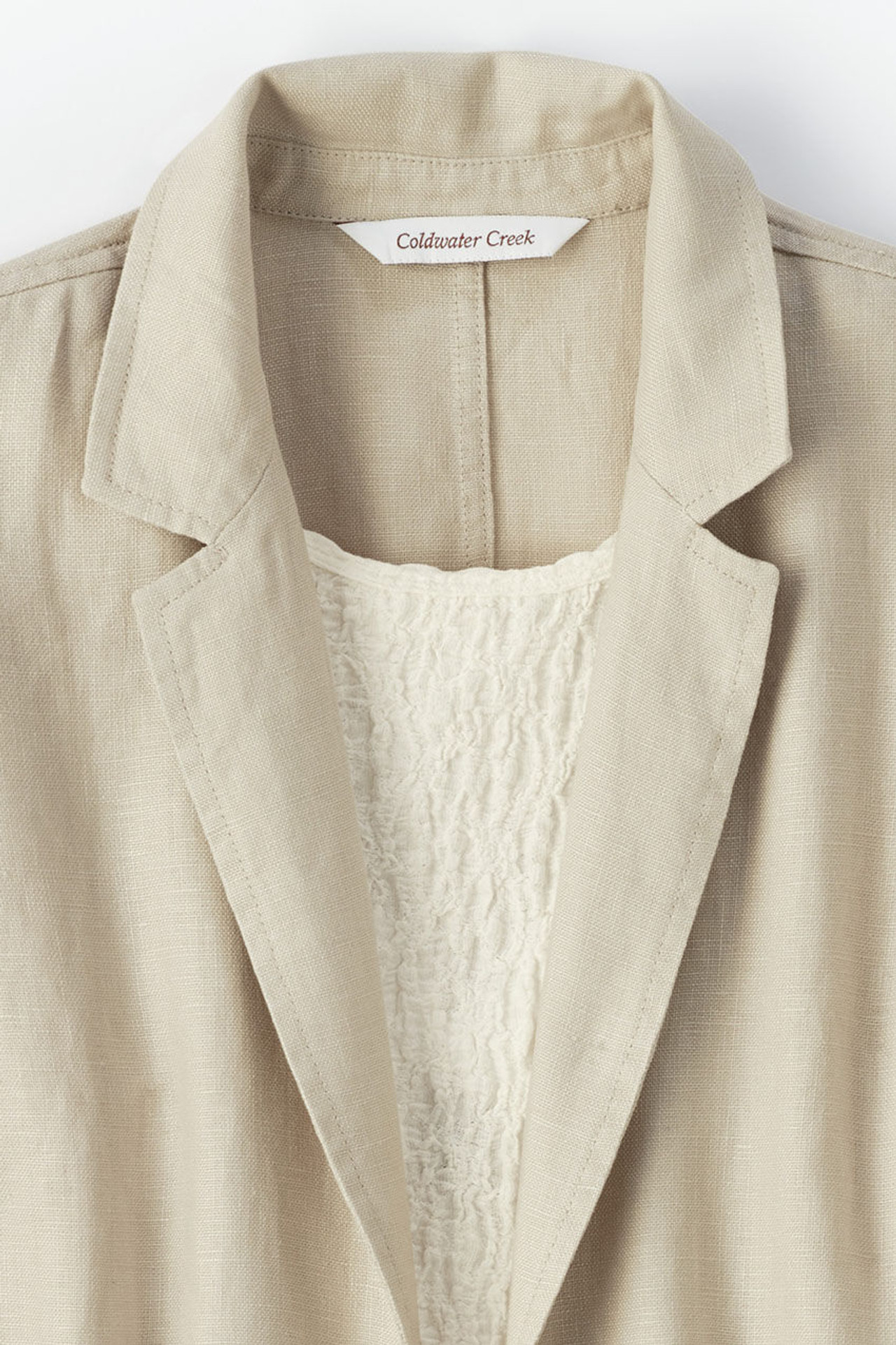 Linen Boyfriend Jacket