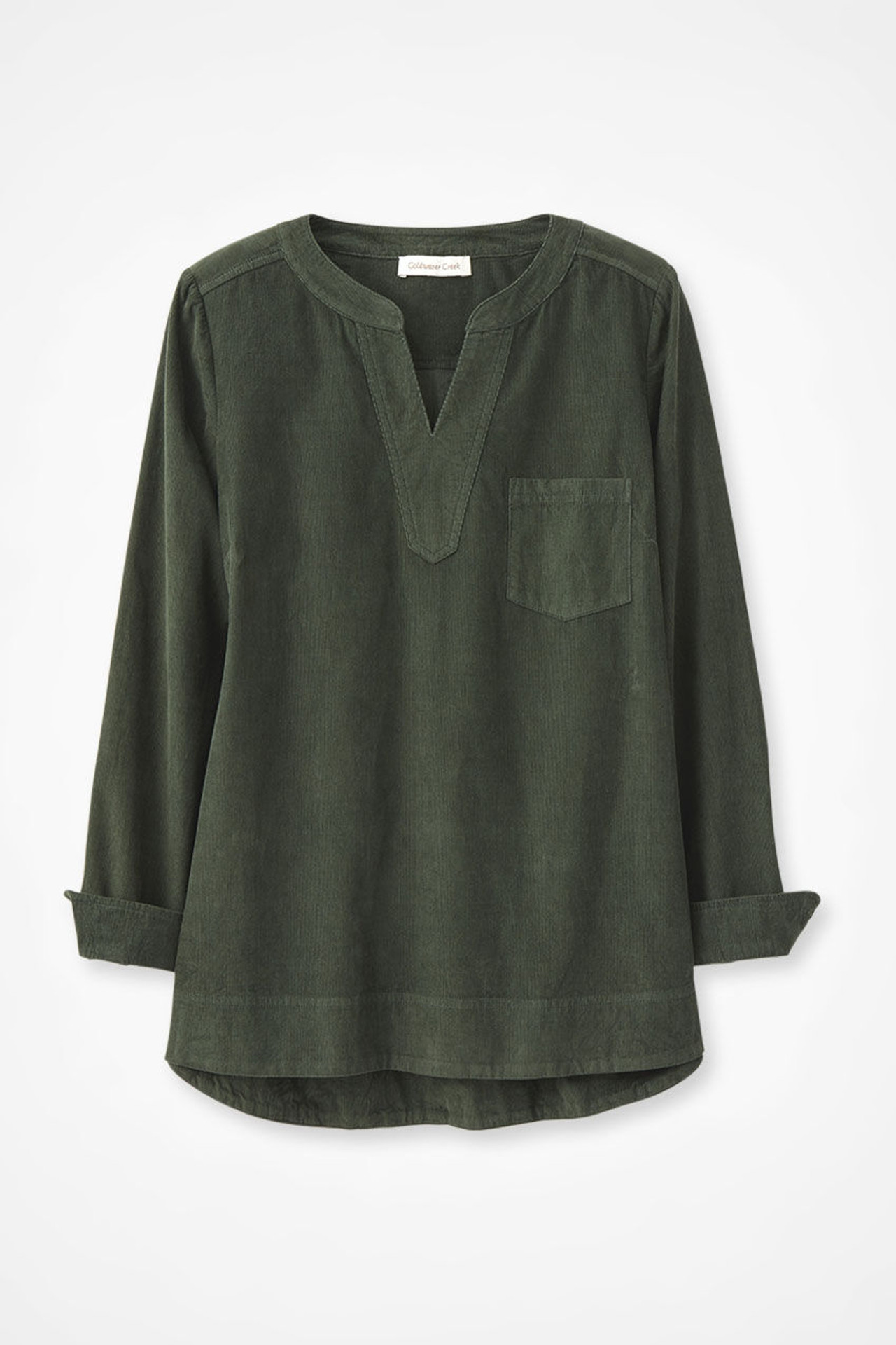 Corduroy Popover Top