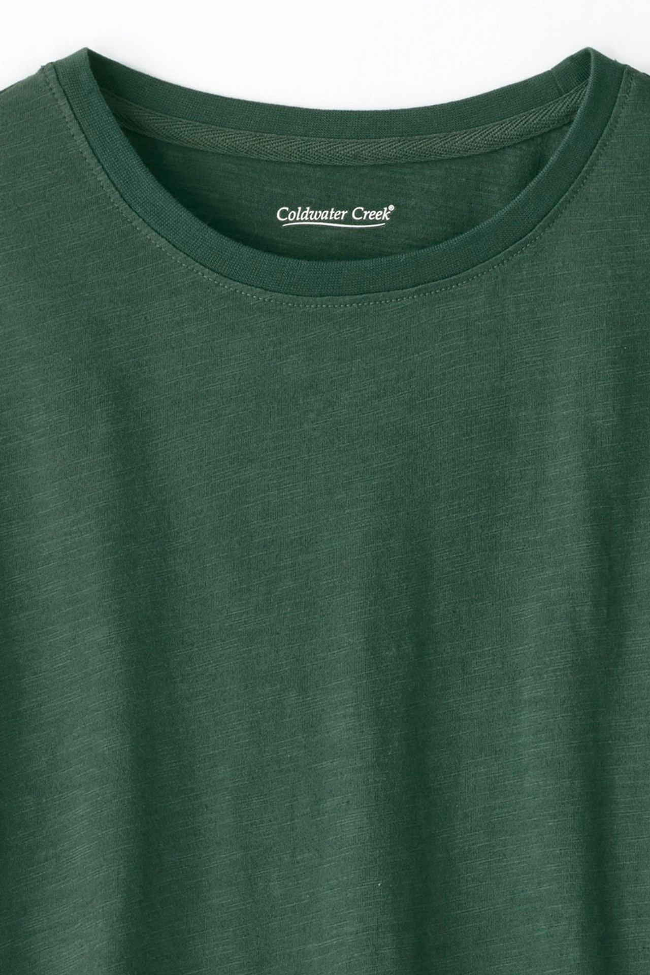 Just Right 3/4-Sleeve Slub-Knit Tee