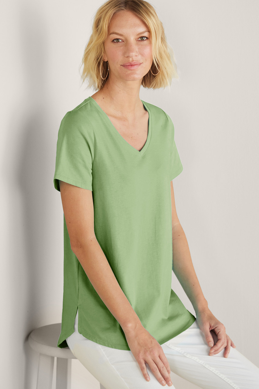 SoftEssential™ Supima® Isabel Short Sleeve Tunic