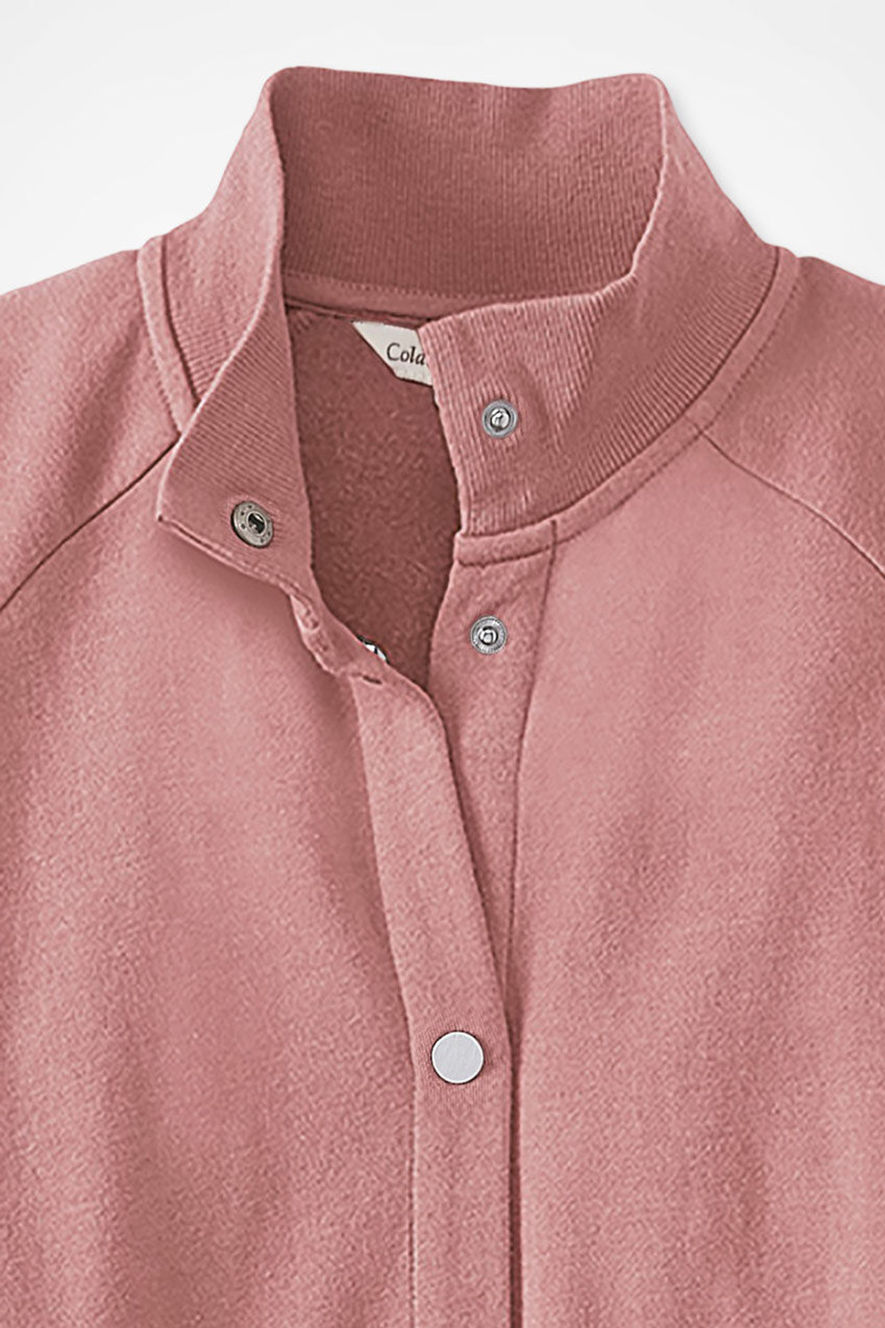 Snap-Front Sweatshirt Lounger
