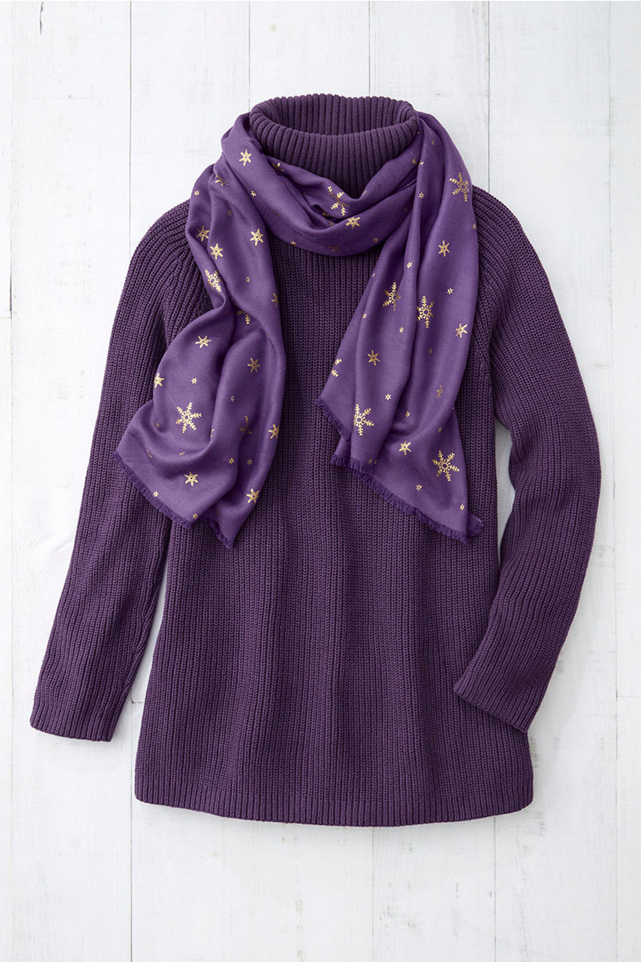 Shaker Turtleneck Tunic