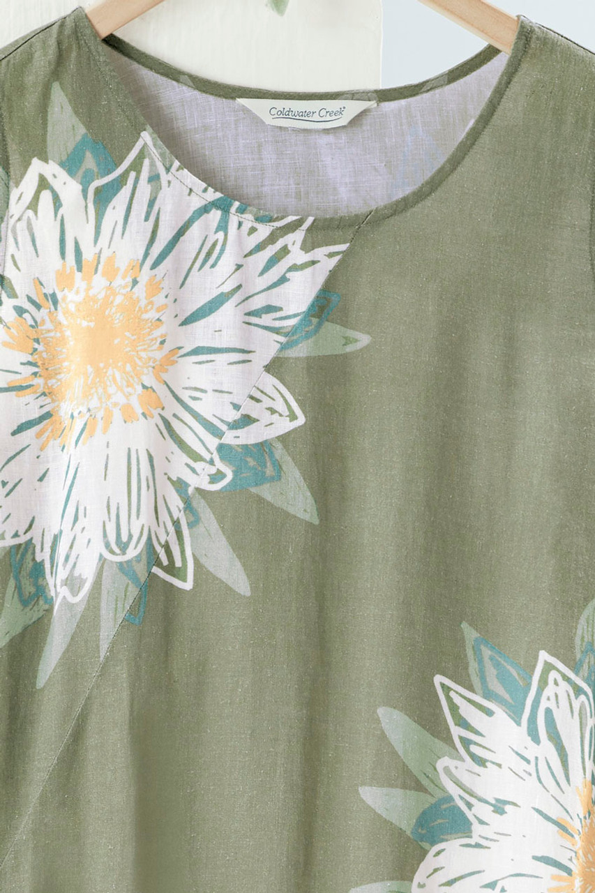 Bold Impressions Linen Dress