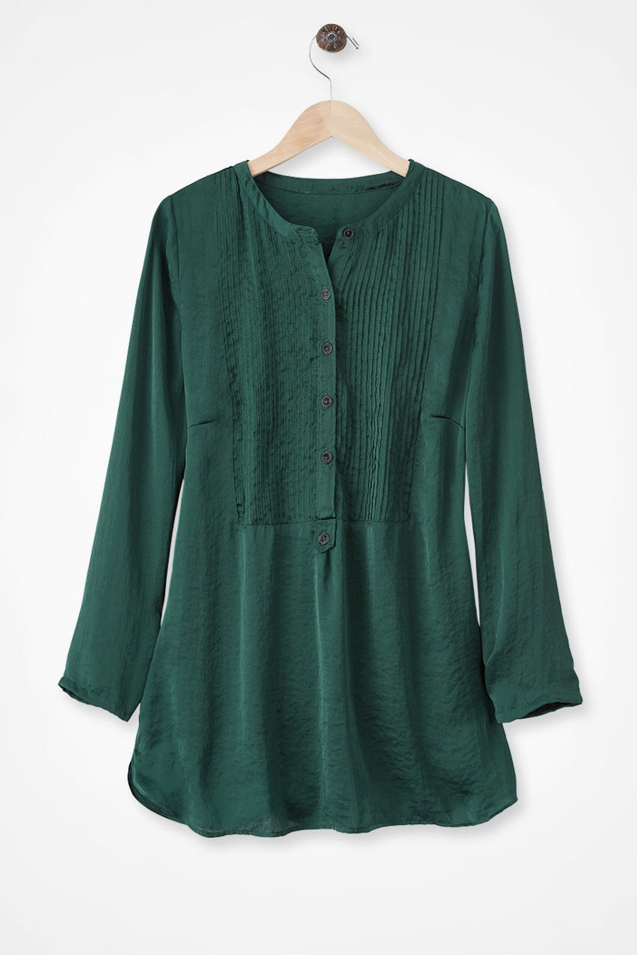 Hammered Satin Tunic