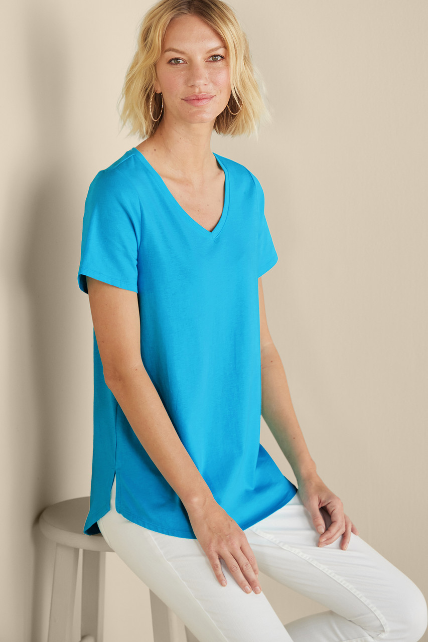 SoftEssential™ Supima® Isabel Short Sleeve Tunic