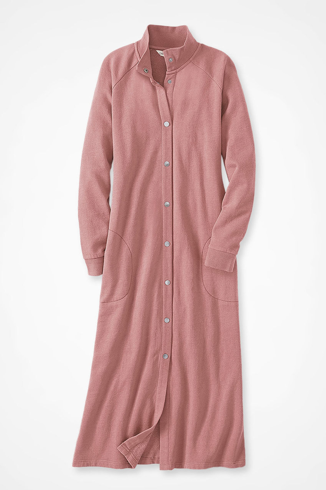 Snap-Front Sweatshirt Lounger