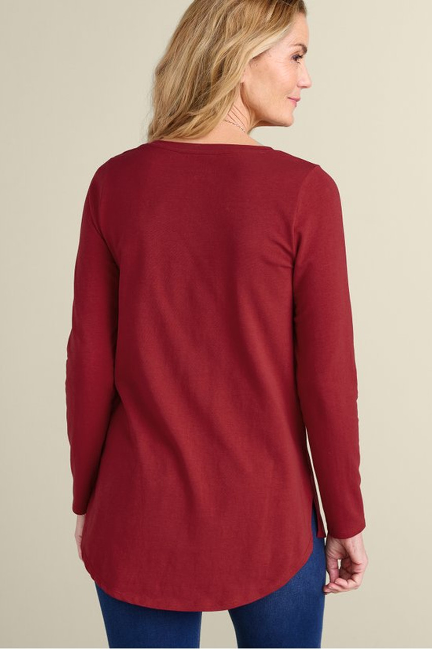 SoftEssential™ Supima® Isabel Long Sleeve Tunic