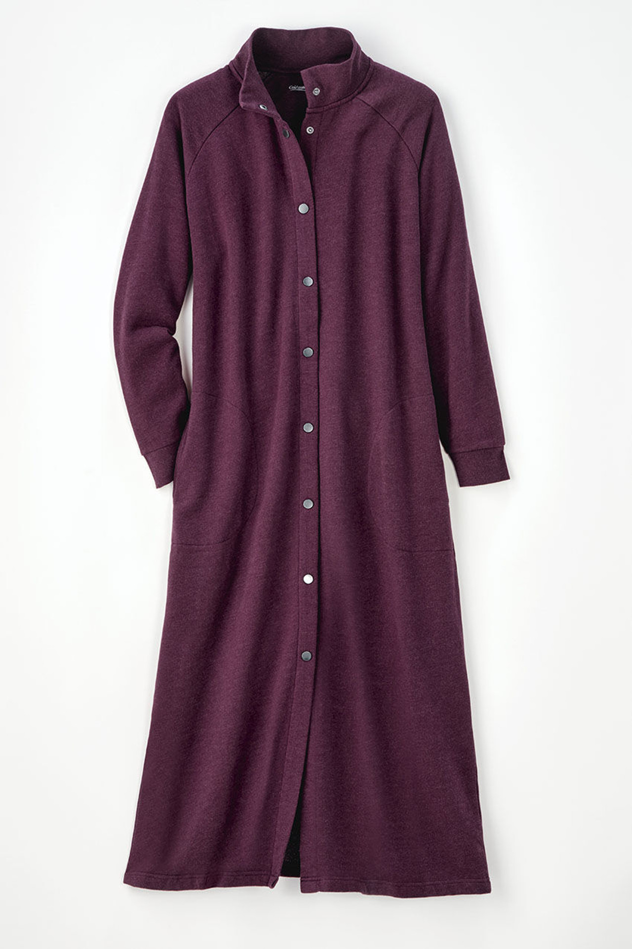 Snap-Front Sweatshirt Lounger