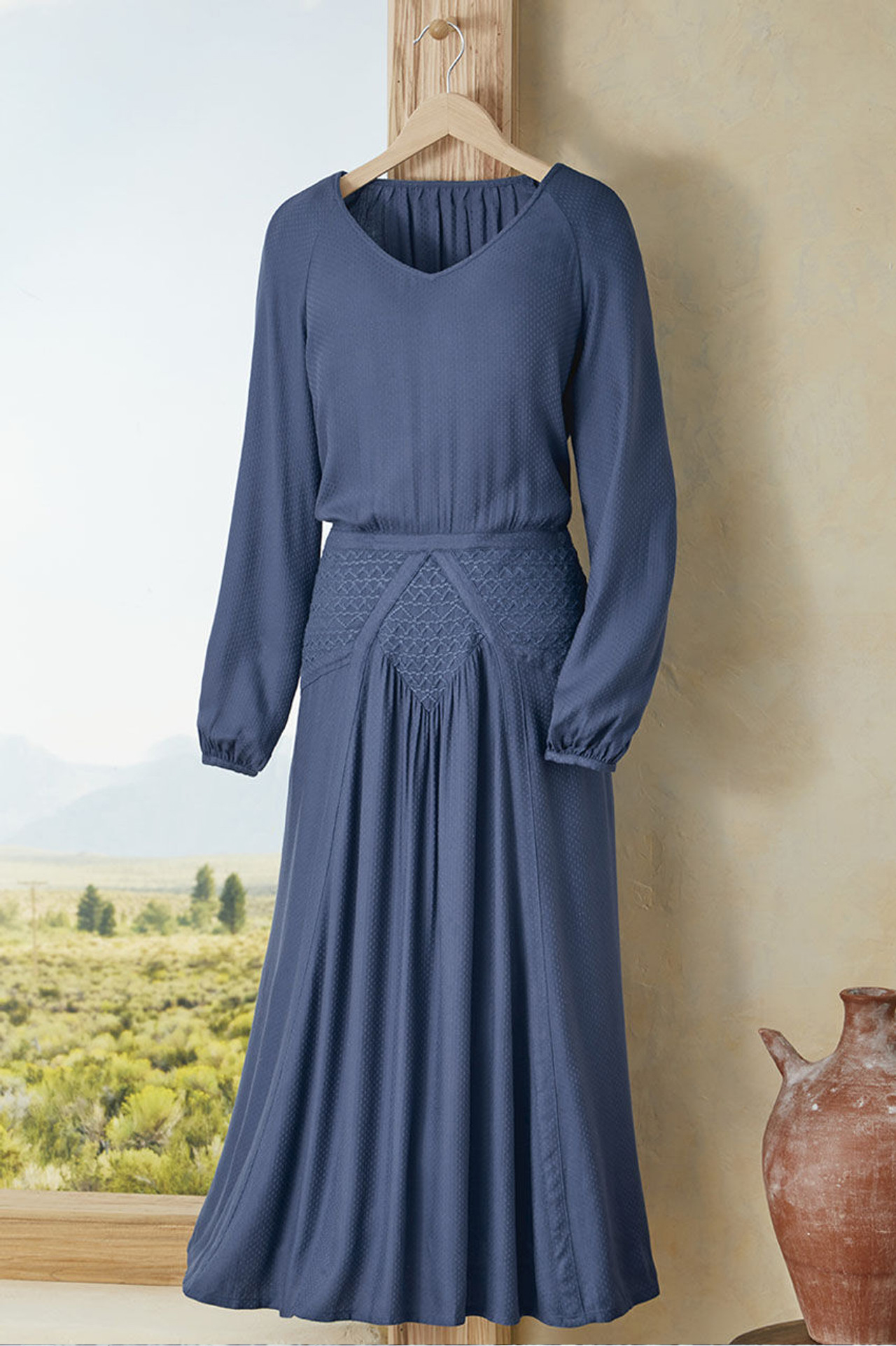 Boho Rhapsody Embr Dress