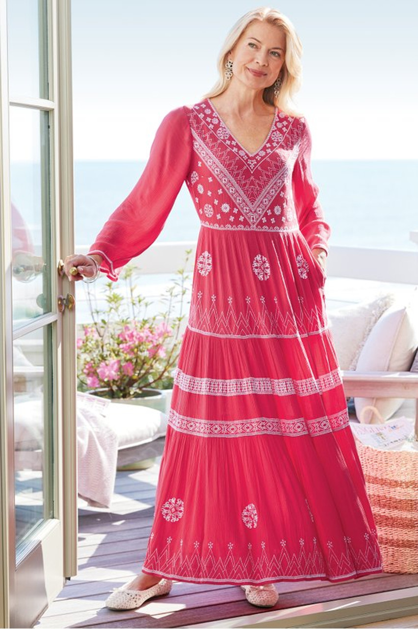 Cerys Gauze Maxi Dress