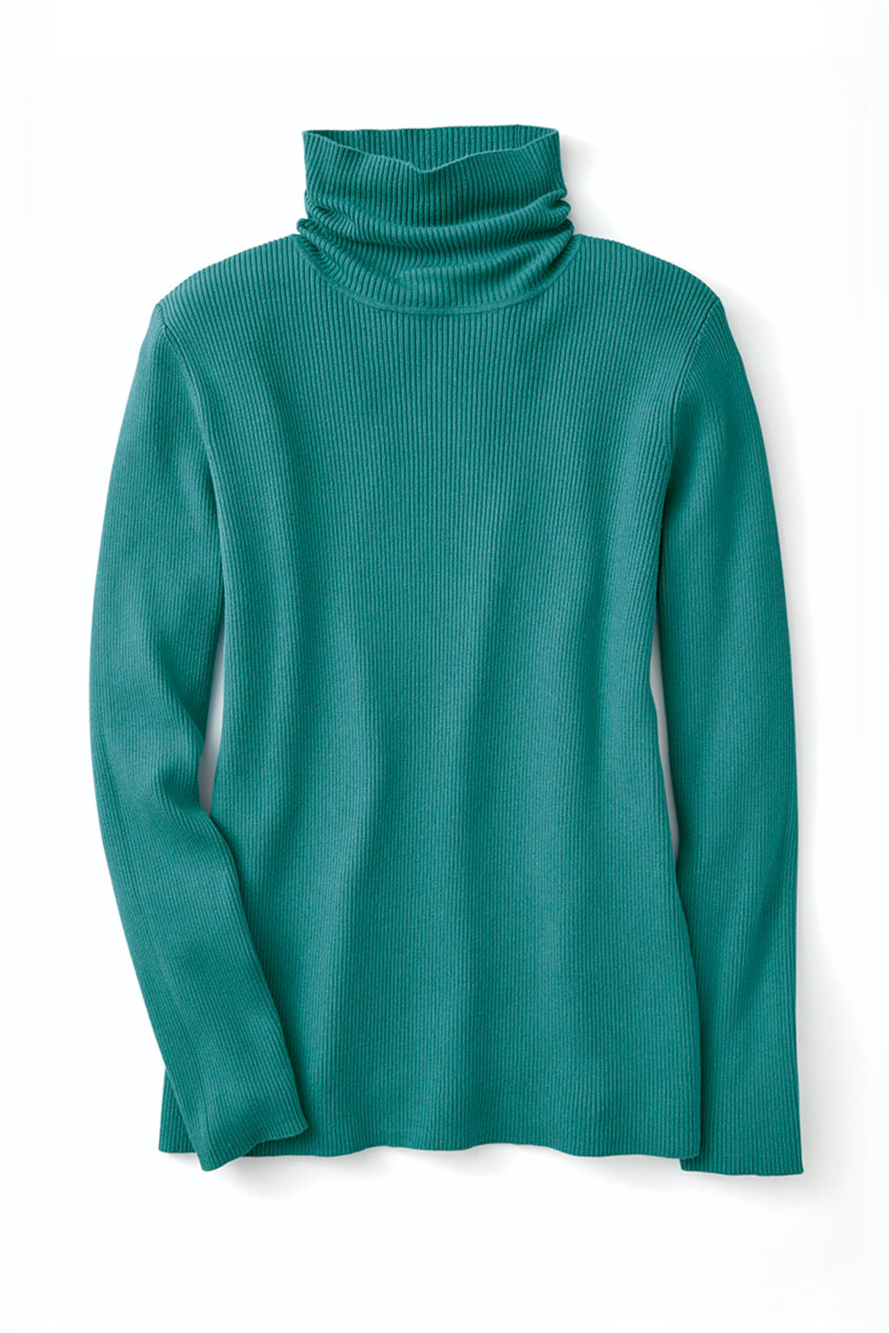 Ribbed Turtleneck Sweater