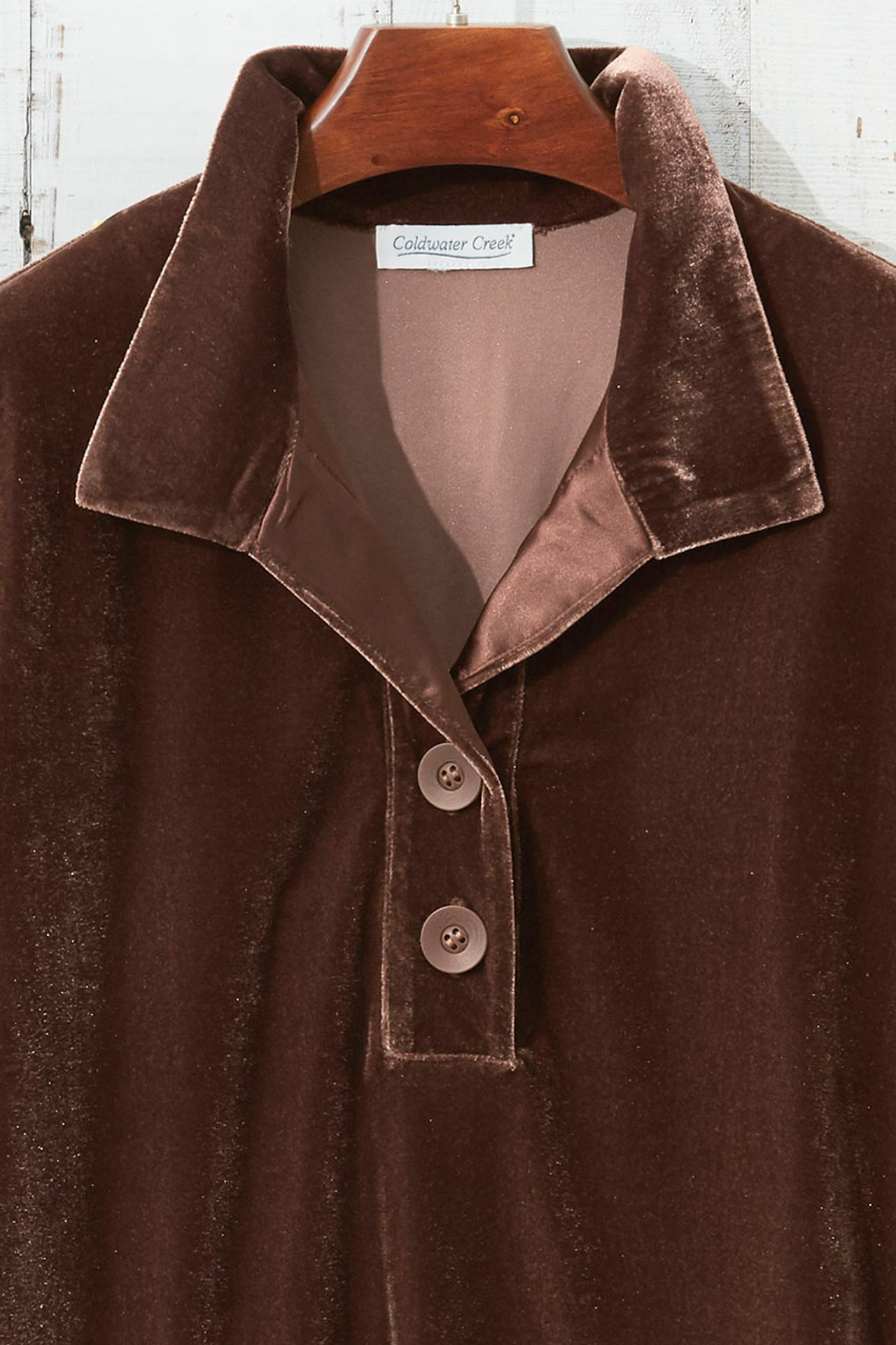 Velvet Popover Tunic