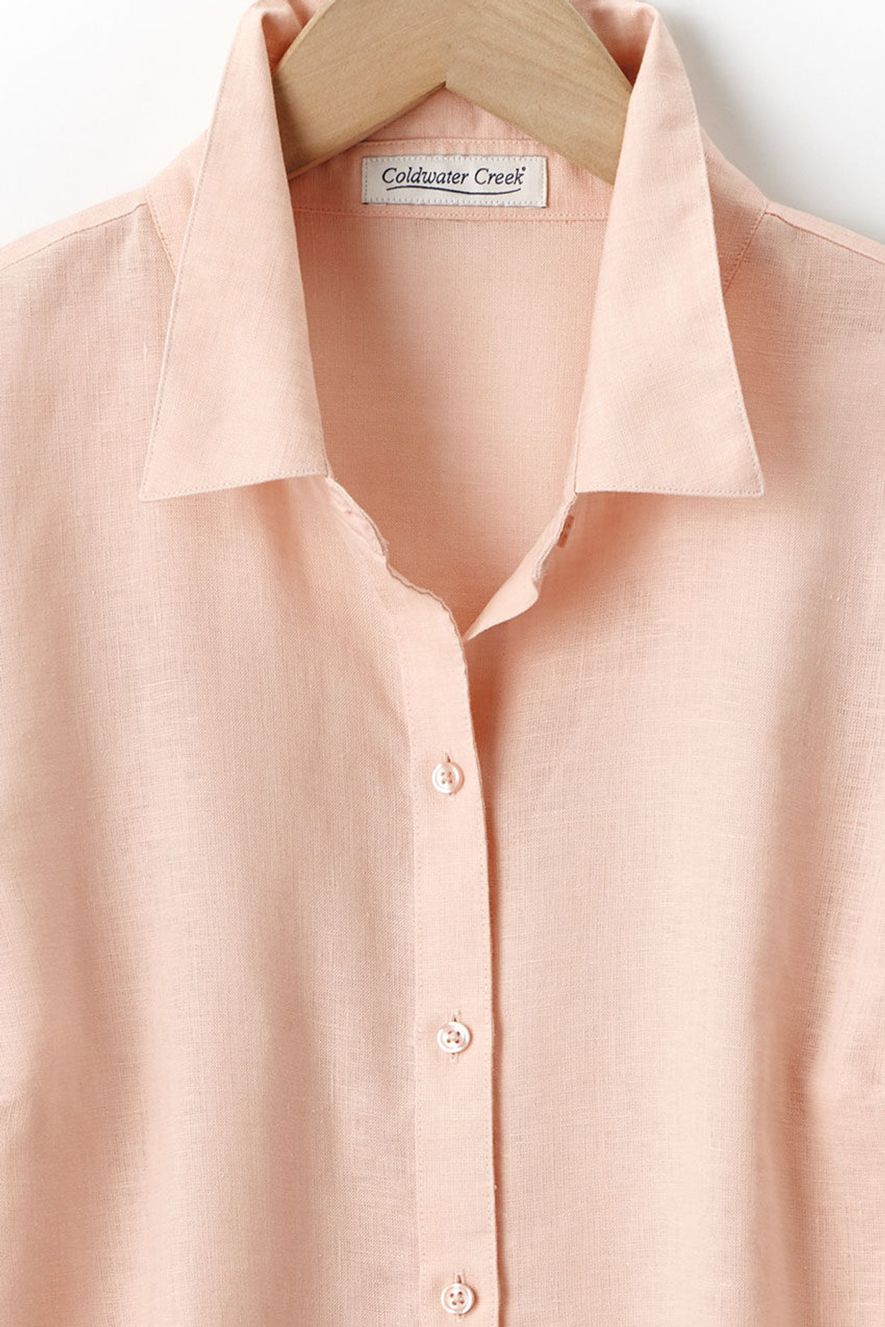 Easy-Care Linen Big Shirt