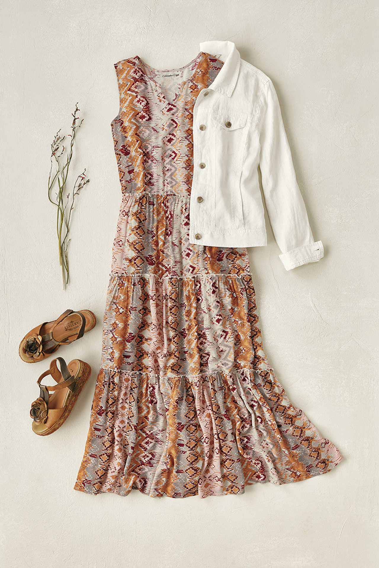 Colorful Stories Crinkle Dress