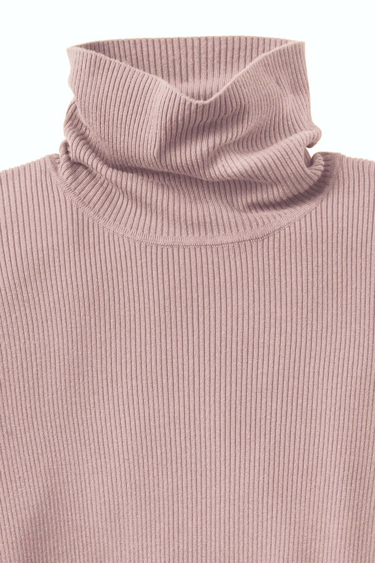 Ribbed Turtleneck Sweater