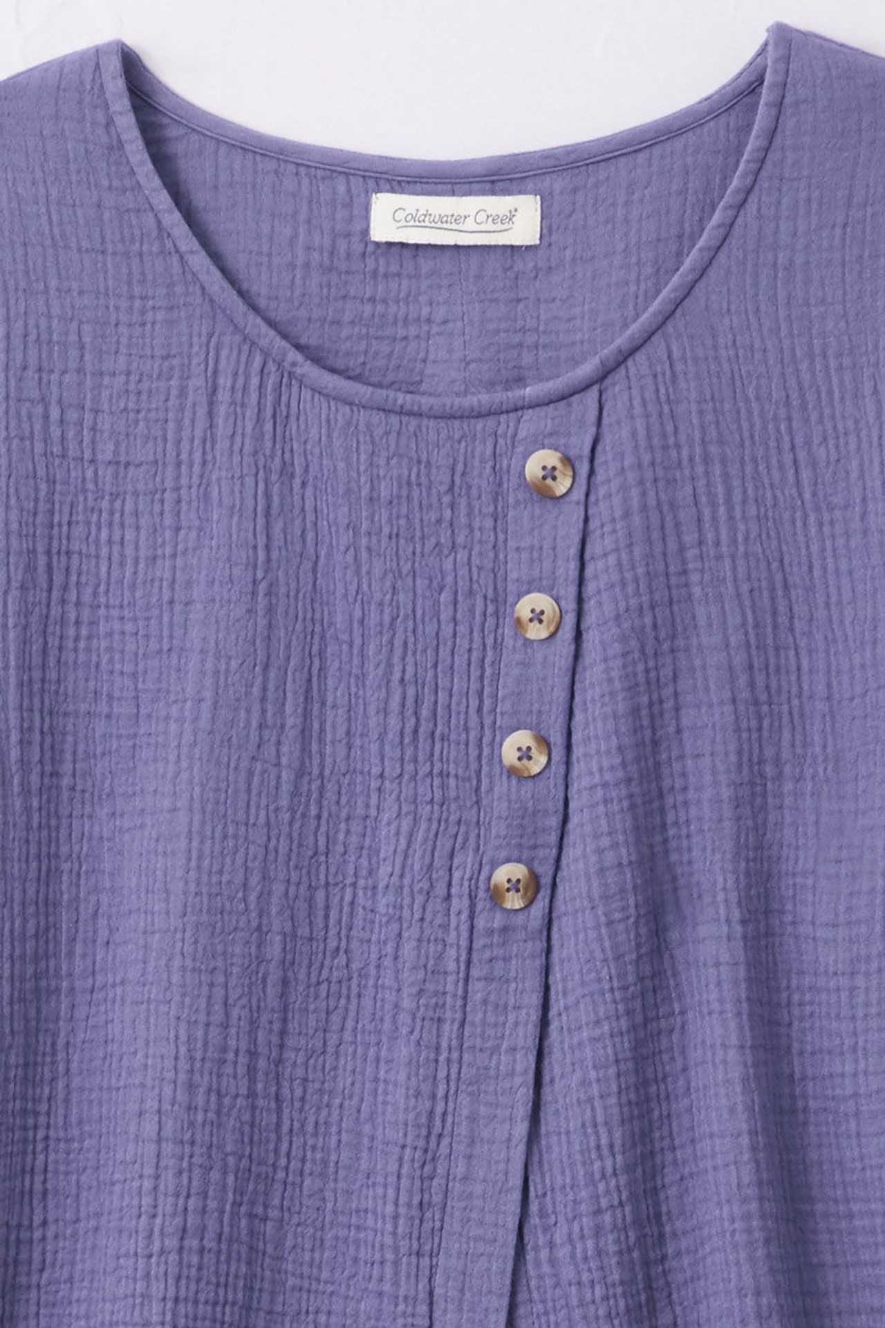 Light as Air Gauze Pullover Tunic Top