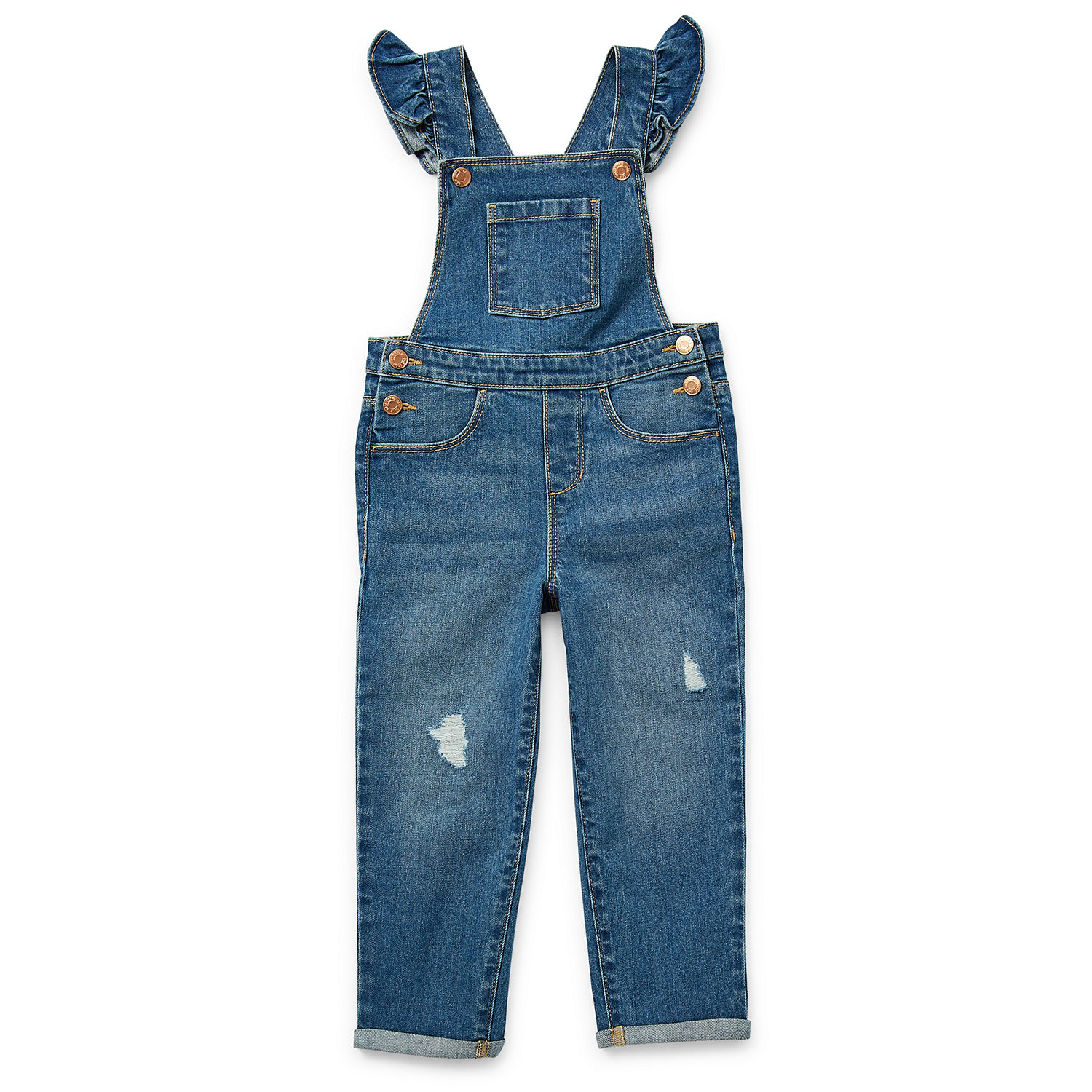 Okie Dokie Toddler & Little Girls Overalls