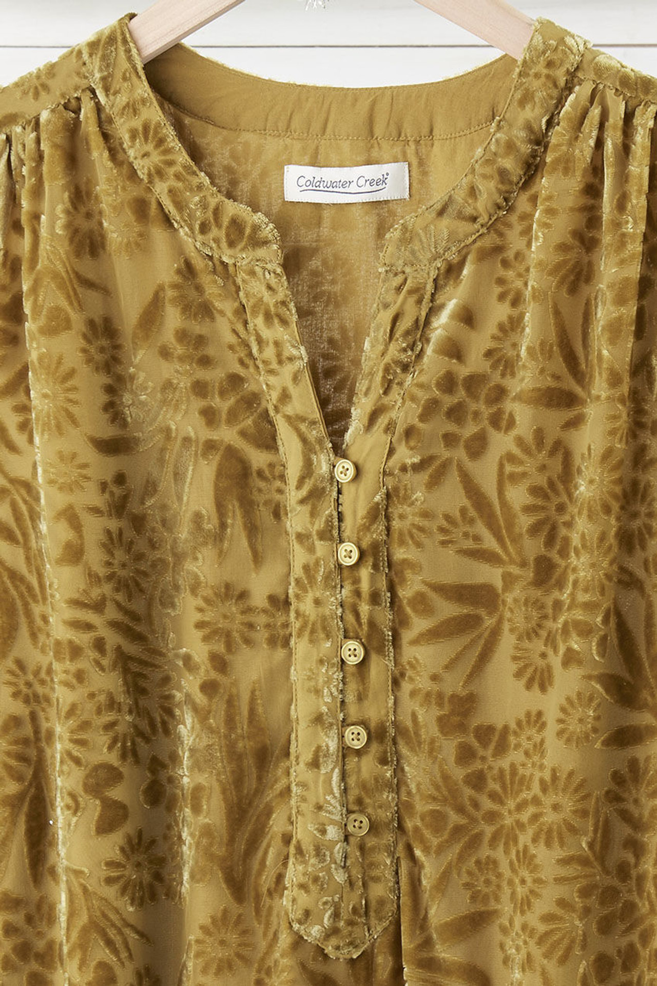 Velvet Burnout Tunic