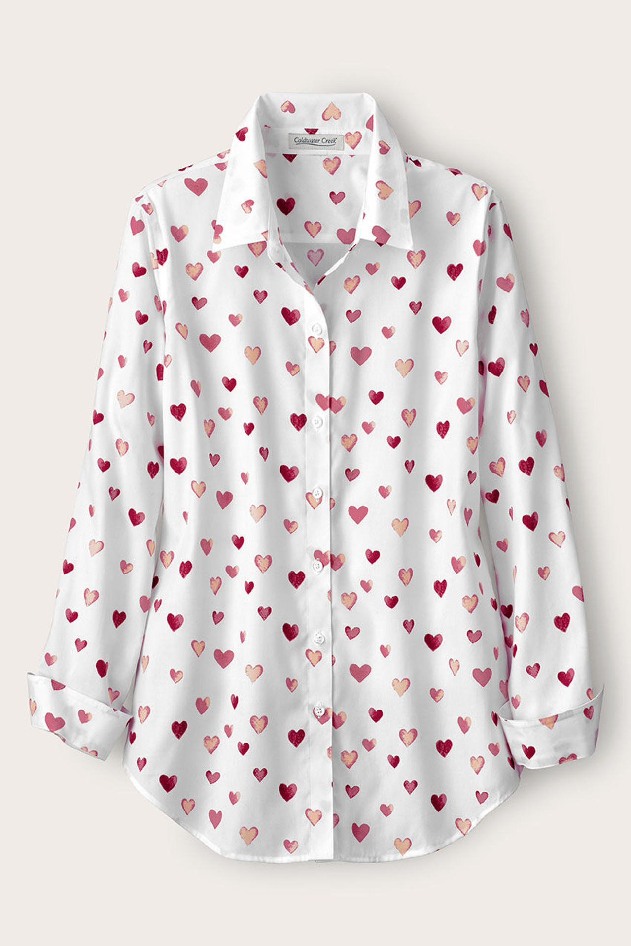 Confetti Hearts No-Iron Shirt