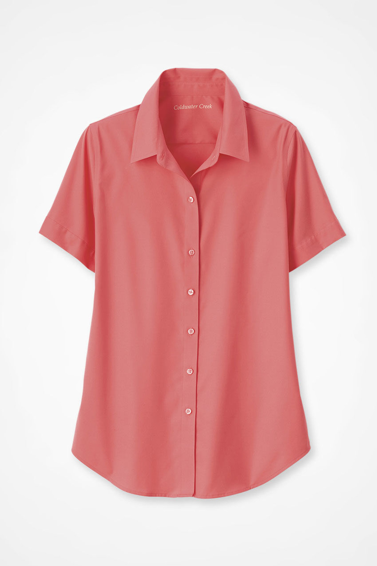 Short Sleeve Stain Stop No-Iron Shirt